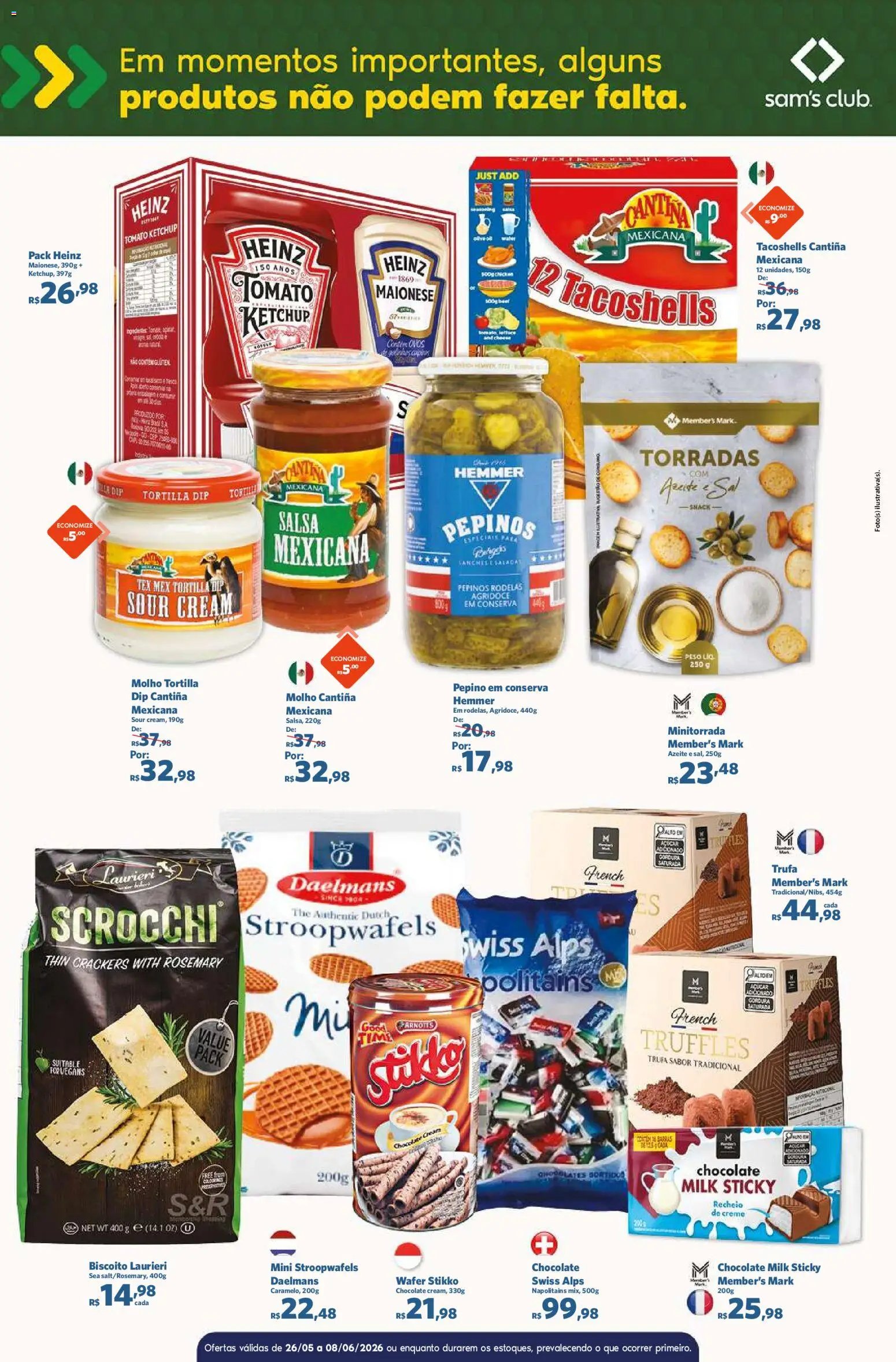 Sam's Club folheto a partir de 26/05/2026 Sam's Club ofertas Torcida (2026-05-26 - 2026-06-08)