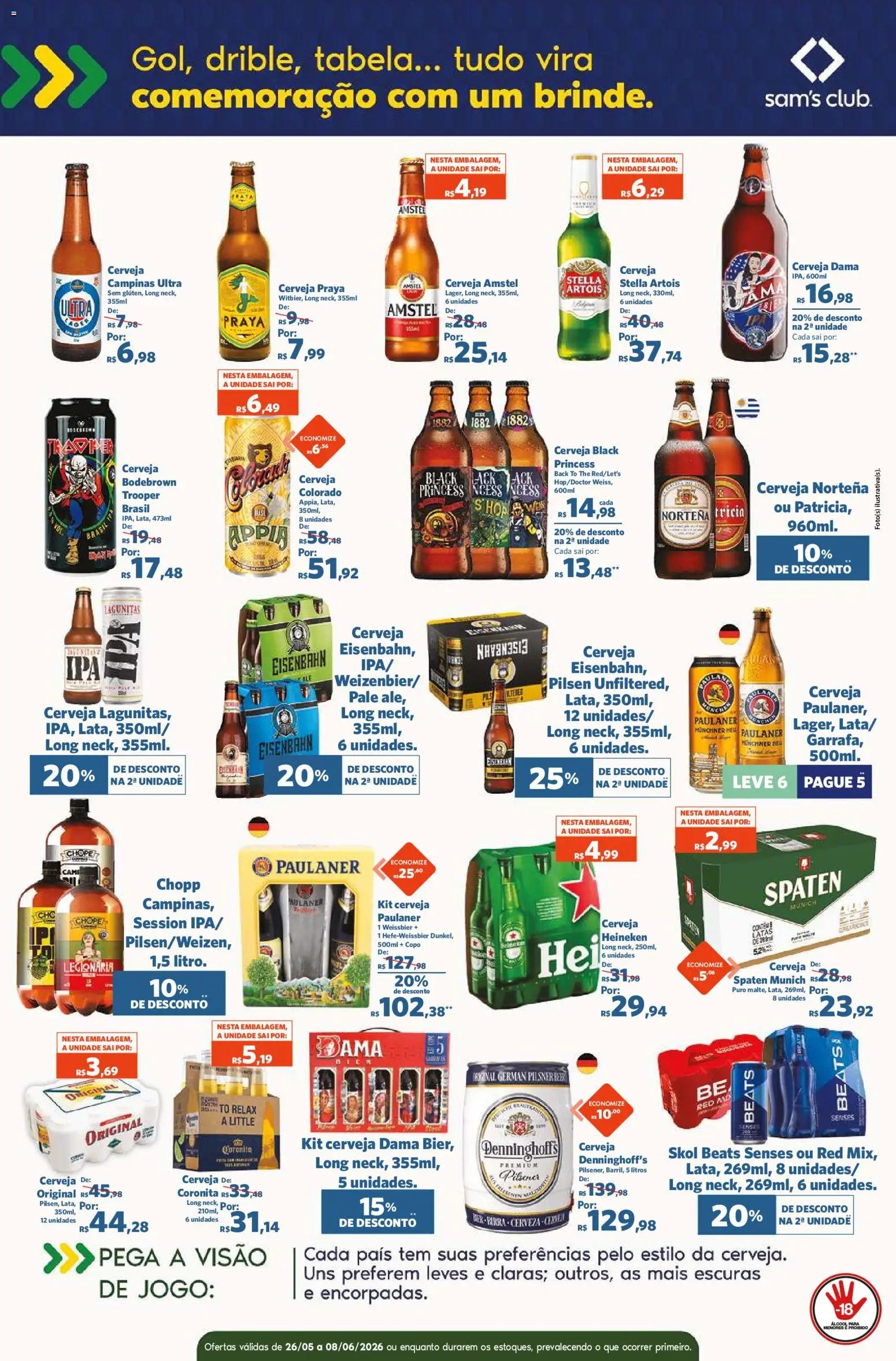 Sam's Club folheto a partir de 26/05/2026 Sam's Club ofertas Torcida (2026-05-26 - 2026-06-08)