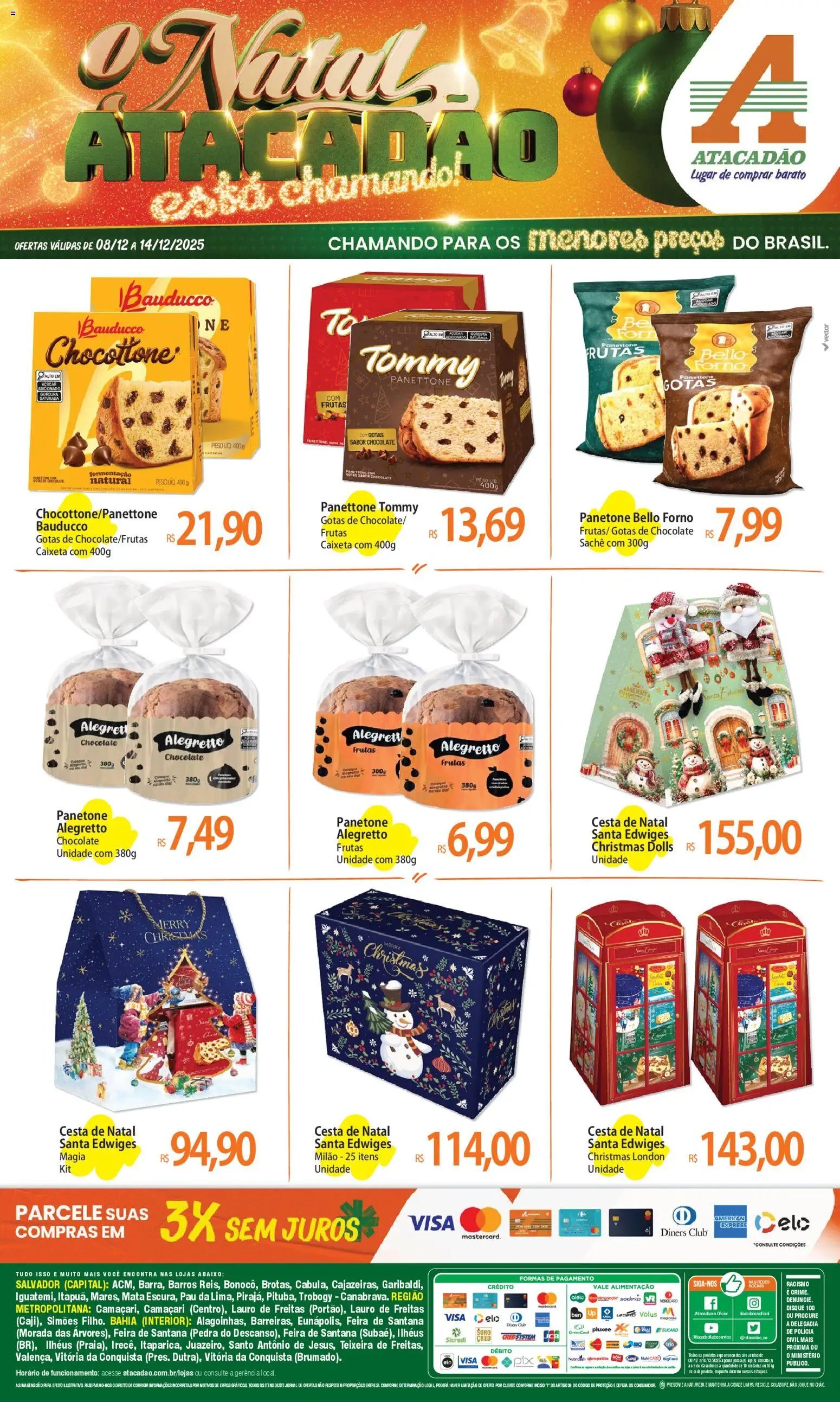 Atacadão folheto a partir de 08/12/2025 Ofertas - BA (2025-12-08 - 2025-12-14)