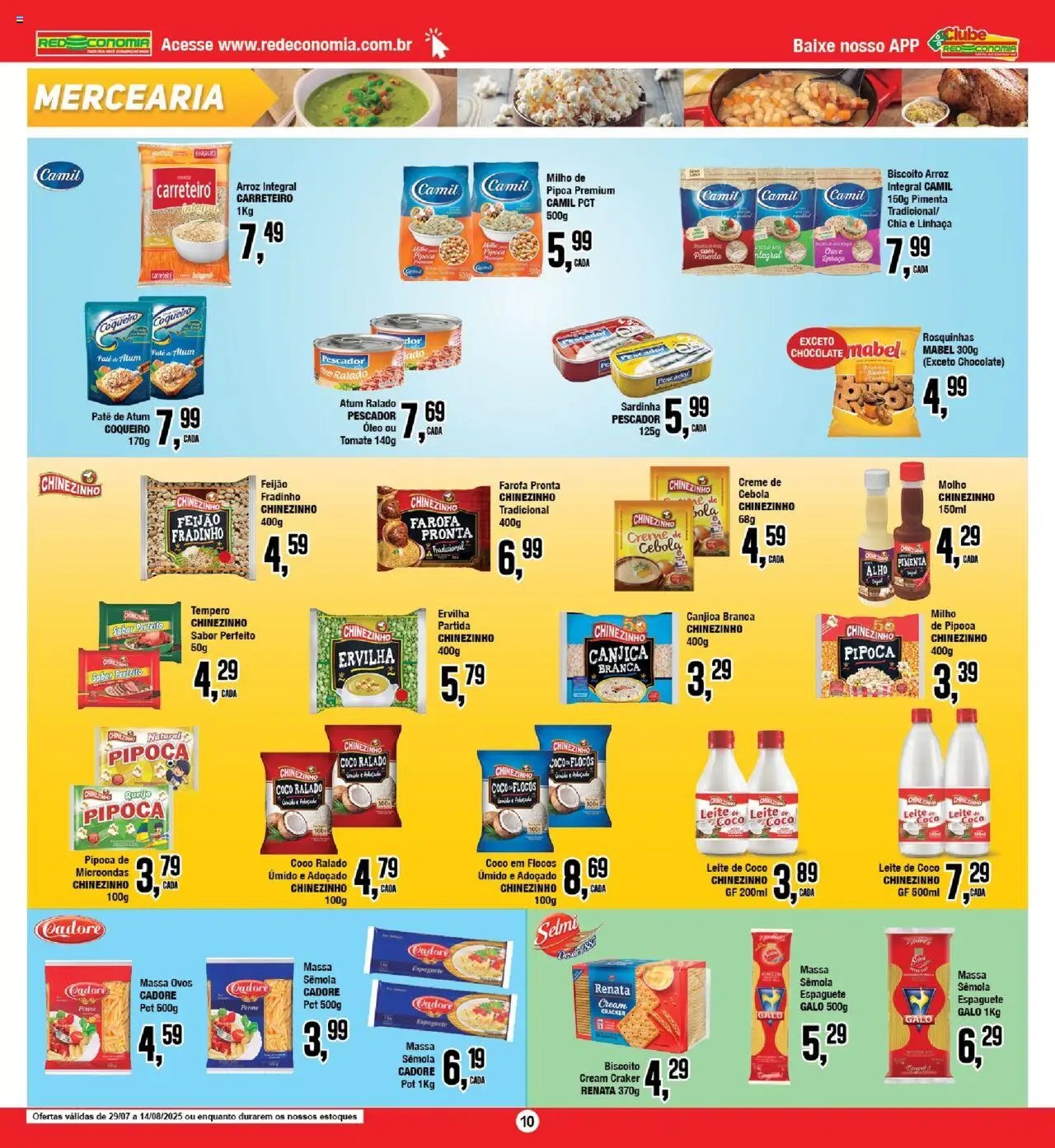 RedEconomia folheto a partir de 29/07/2025 Encarte (2025-07-29 - 2025-08-14)