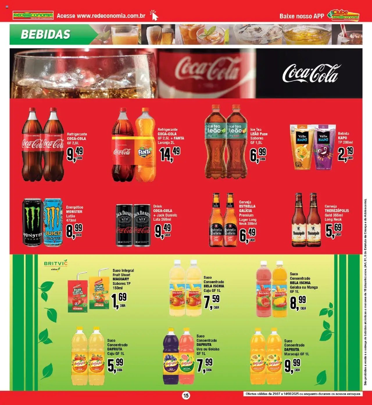 RedEconomia folheto a partir de 29/07/2025 Encarte (2025-07-29 - 2025-08-14)