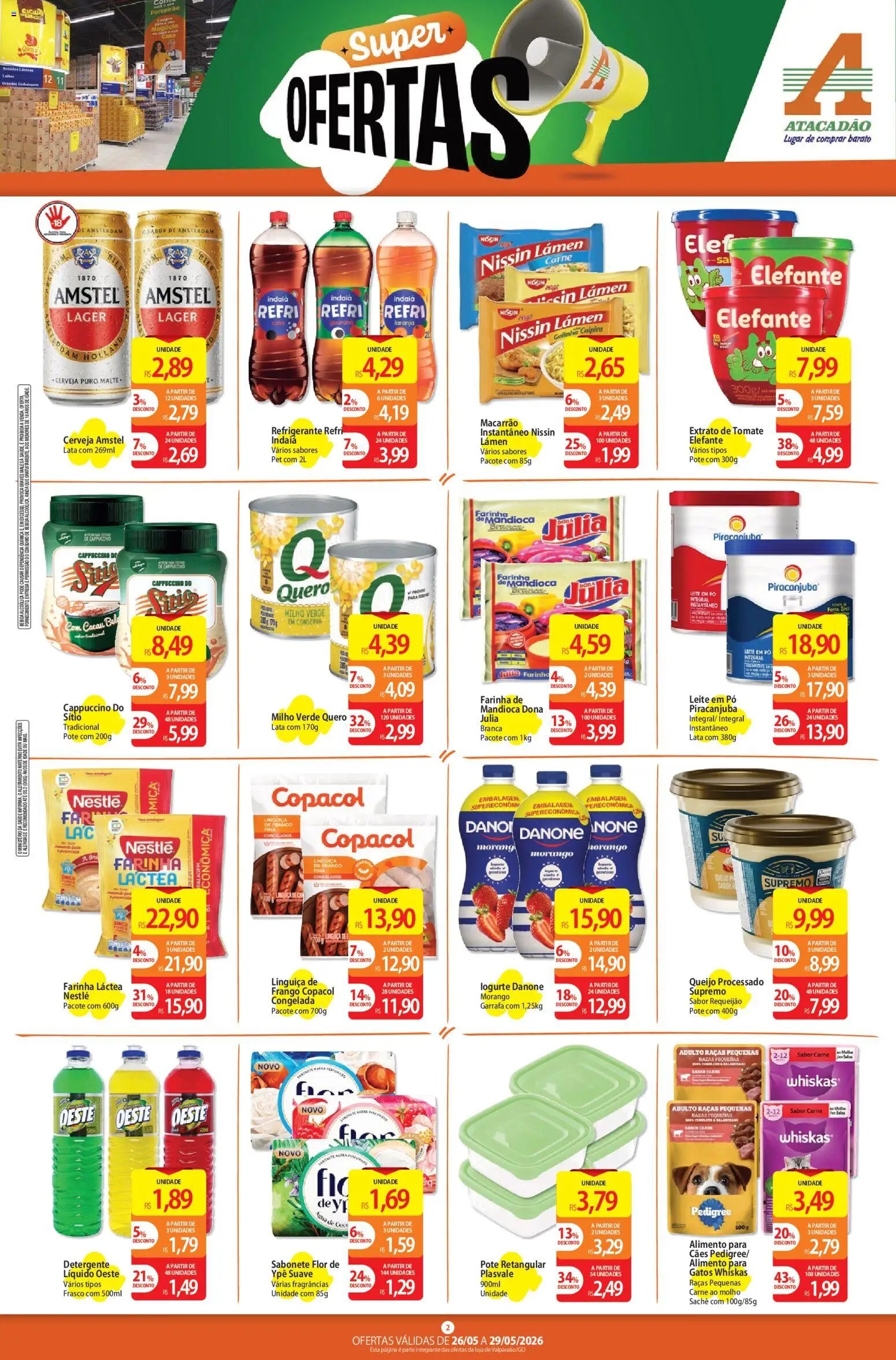 Atacadão folheto a partir de 26/05/2026 Atacadão ofertas - GO (2026-05-26 - 2026-05-29)
