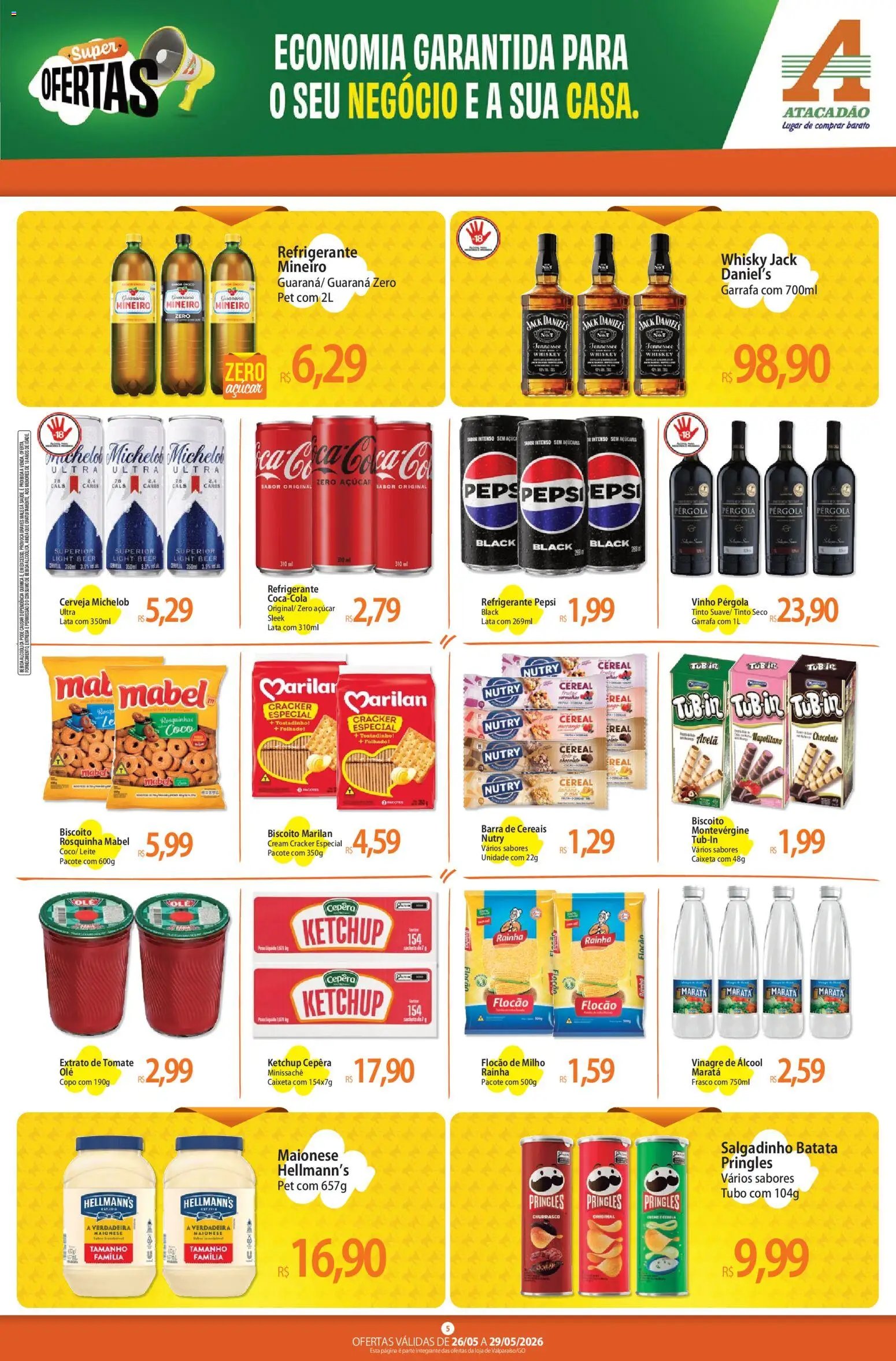 Atacadão folheto a partir de 26/05/2026 Atacadão ofertas - GO (2026-05-26 - 2026-05-29)