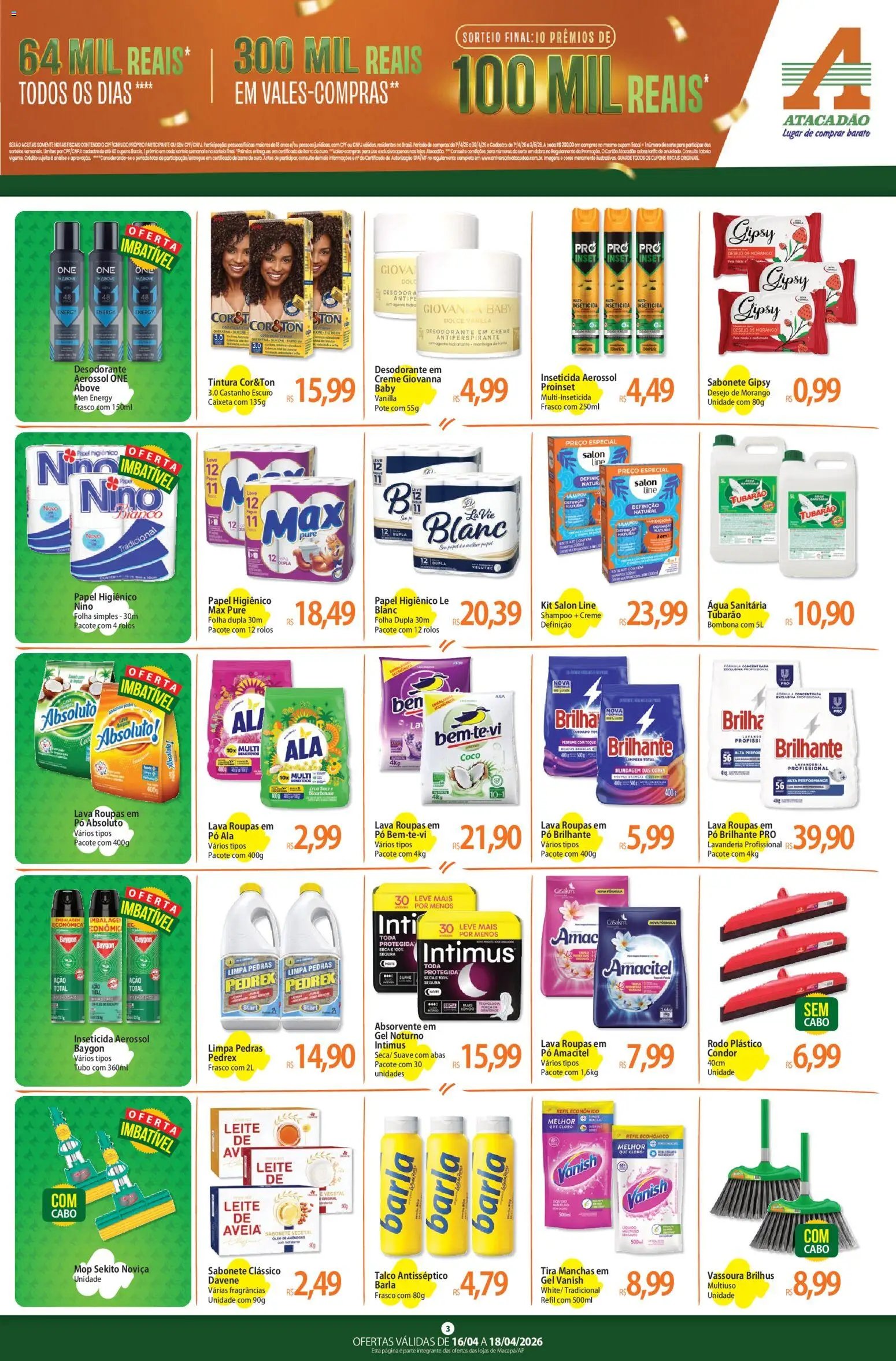Atacadão folheto a partir de 16/04/2026 Atacadão ofertas - AP (2026-04-16 - 2026-04-18)