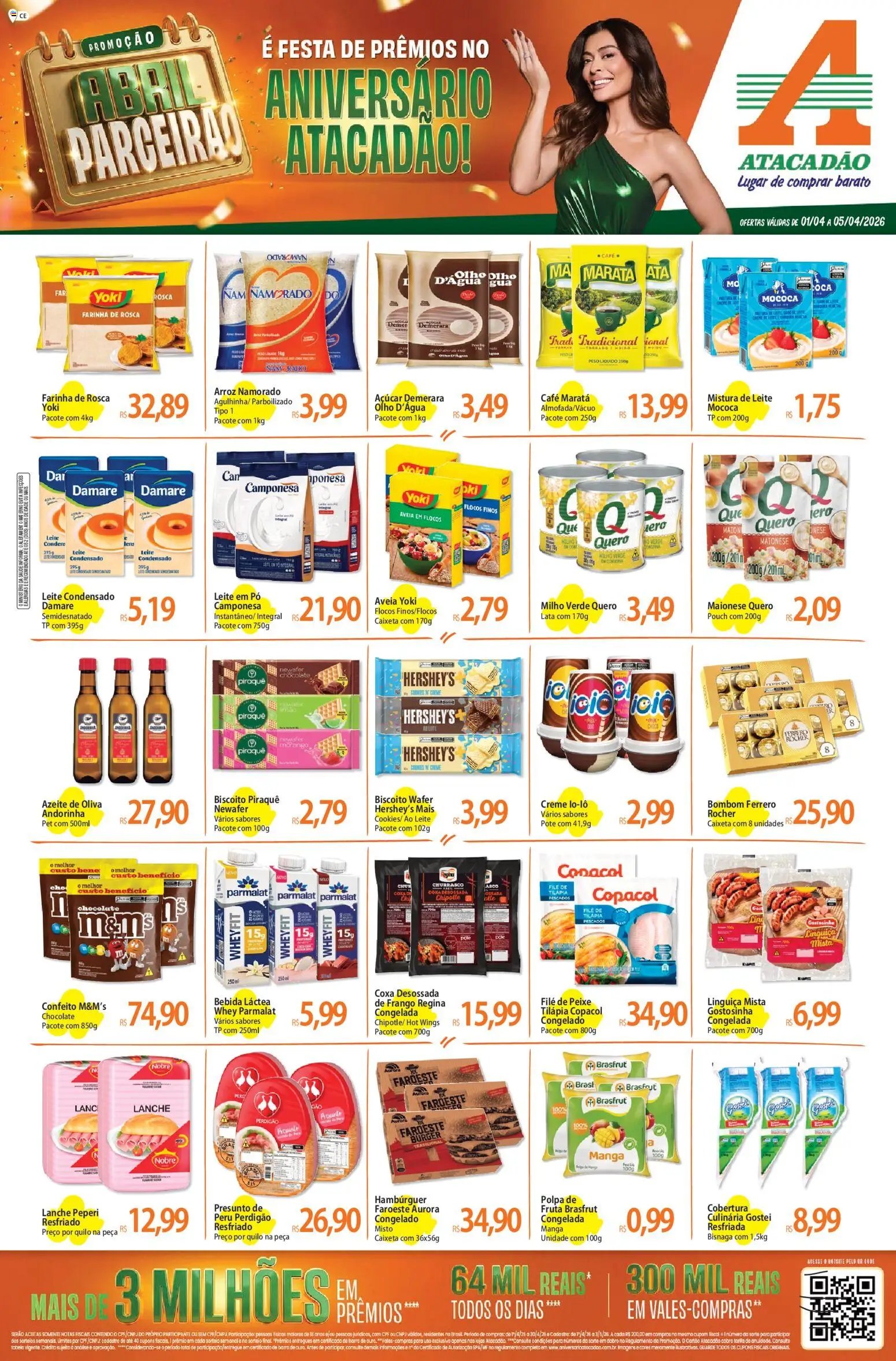 Atacadão folheto a partir de 01/04/2026 Atacadão ofertas - CE (2026-04-01 - 2026-04-05)