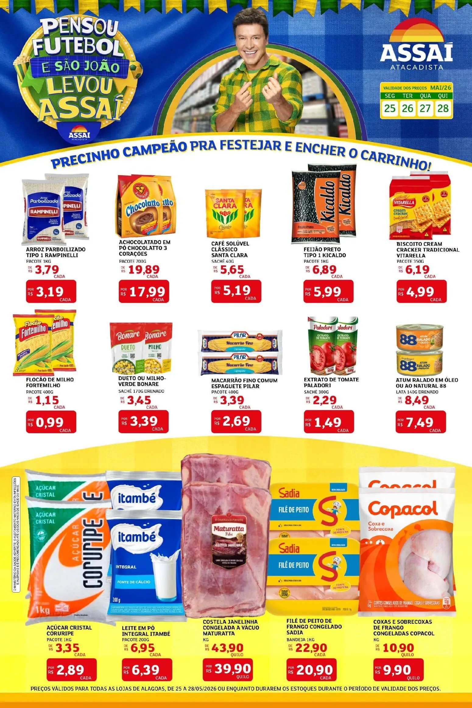 Assaí Atacadista folheto a partir de 25/05/2026 Assaí Atacadista ofertas - AL (2026-05-25 - 2026-05-28)