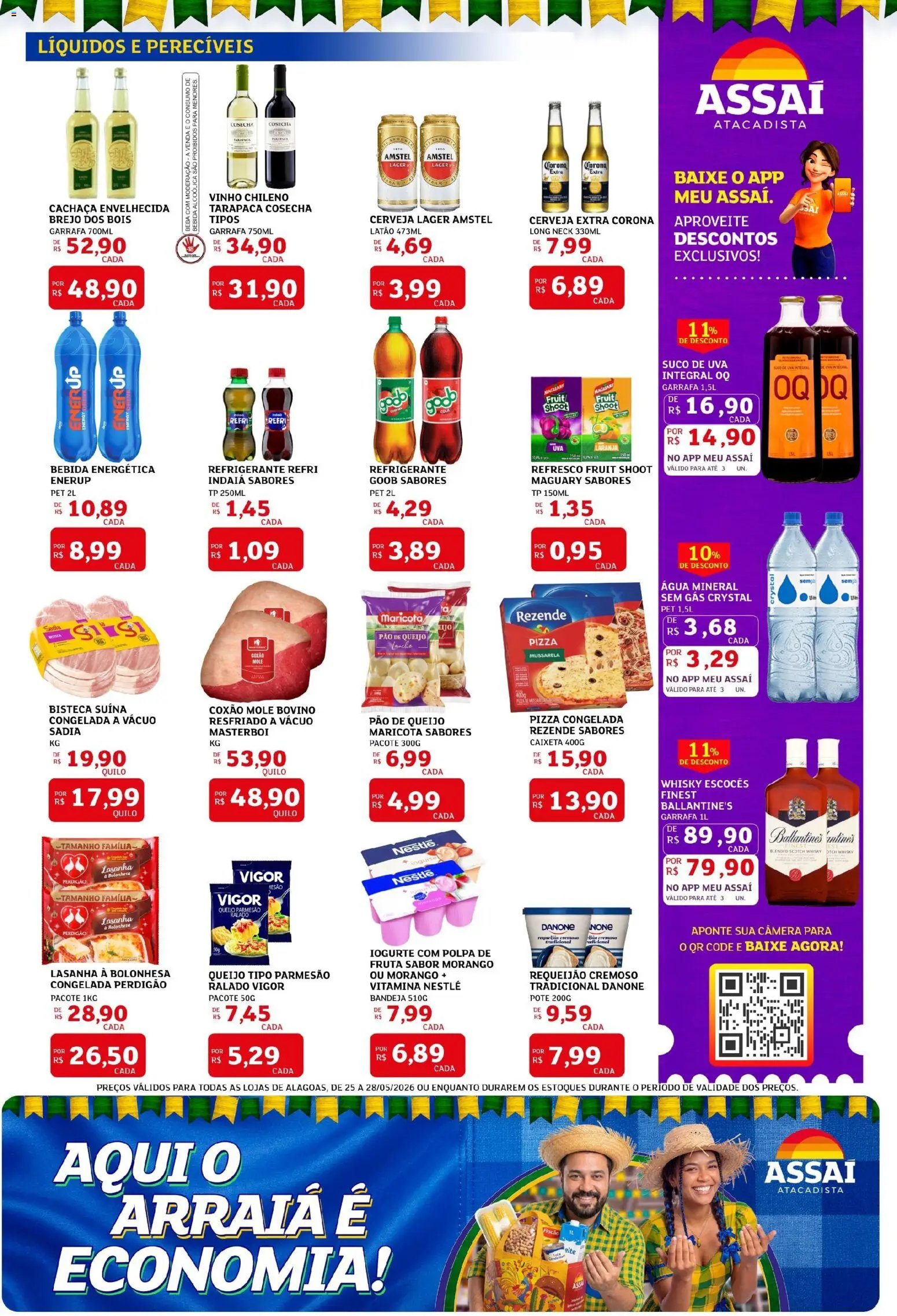 Assaí Atacadista folheto a partir de 25/05/2026 Assaí Atacadista ofertas - AL (2026-05-25 - 2026-05-28)