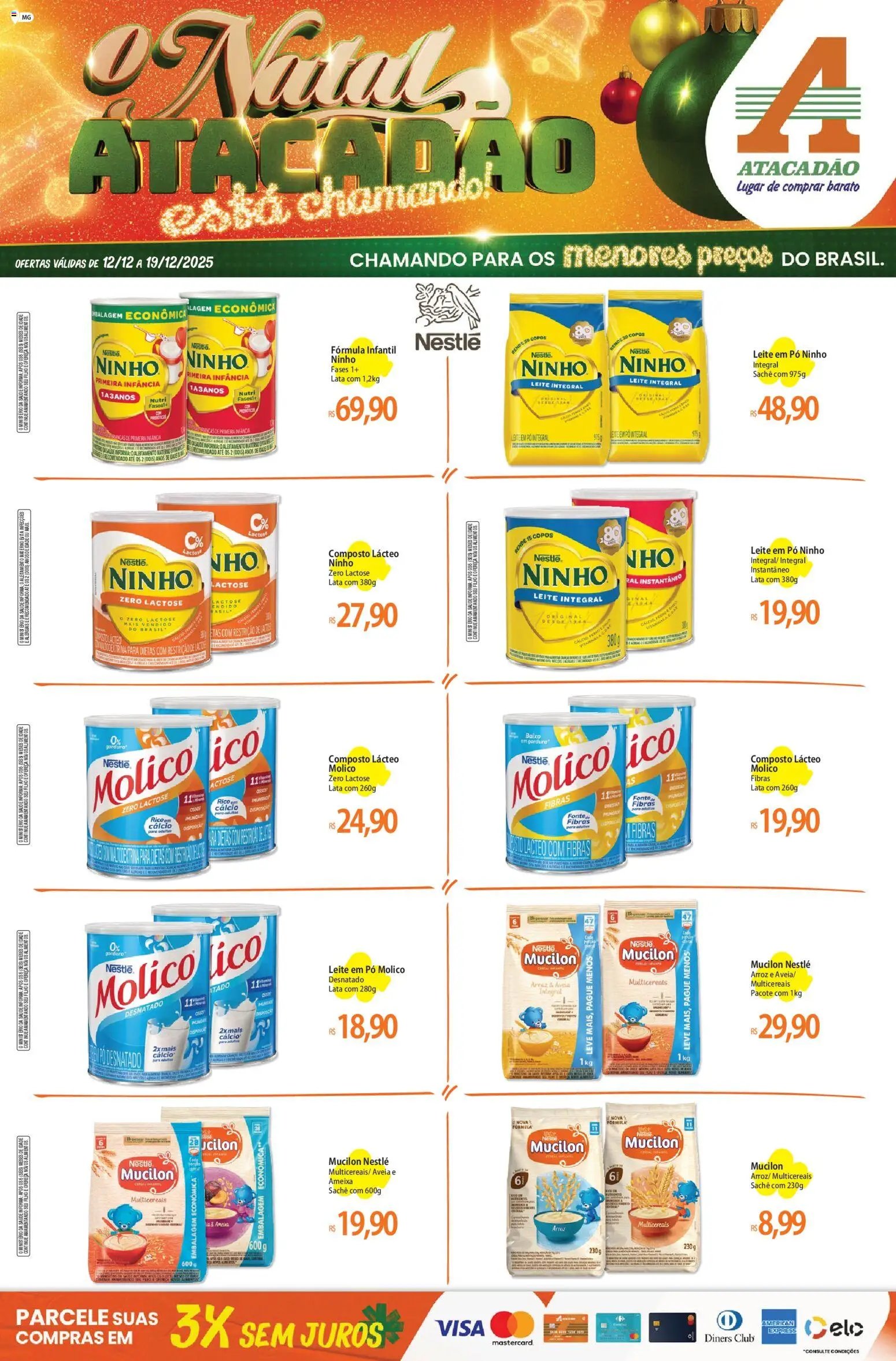 Atacadão folheto a partir de 12/12/2025 Ofertas - MG (2025-12-12 - 2025-12-19)