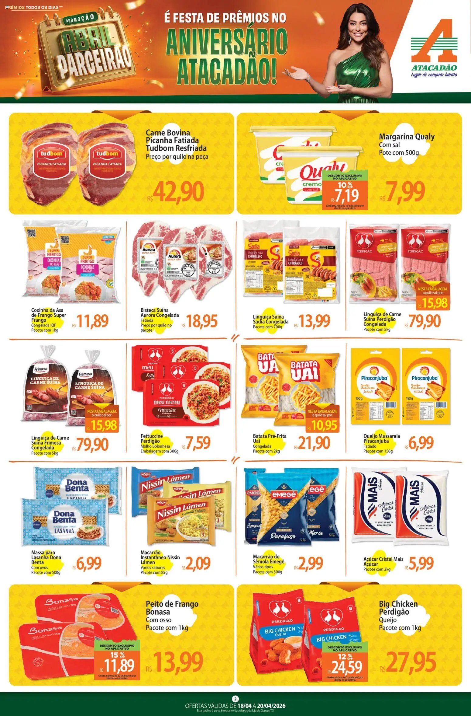 Atacadão folheto a partir de 18/04/2026 Atacadão ofertas - TO (2026-04-18 - 2026-04-20)