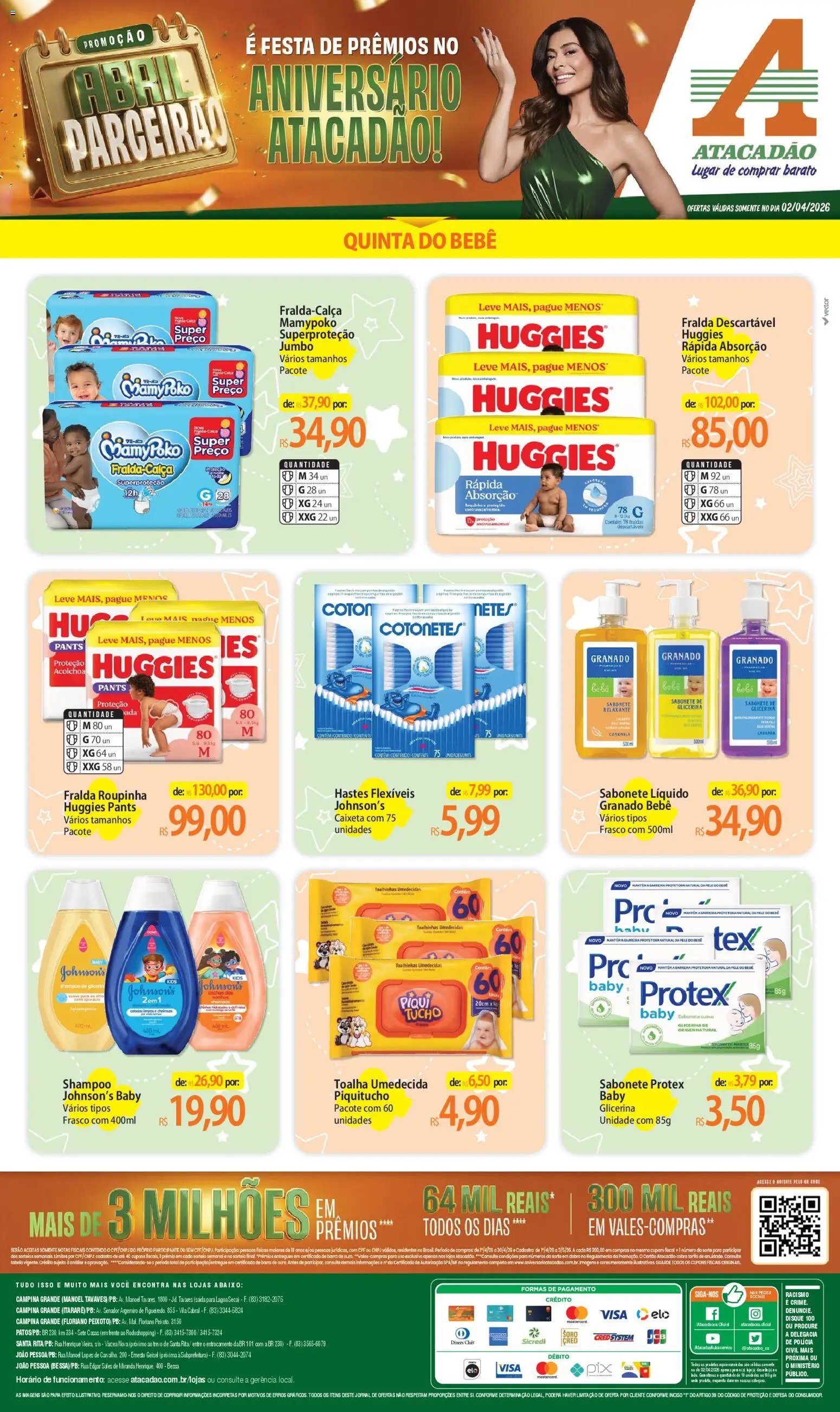 Atacadão folheto a partir de 02/04/2026 Atacadão ofertas - PB (2026-04-02 - 2026-04-02)