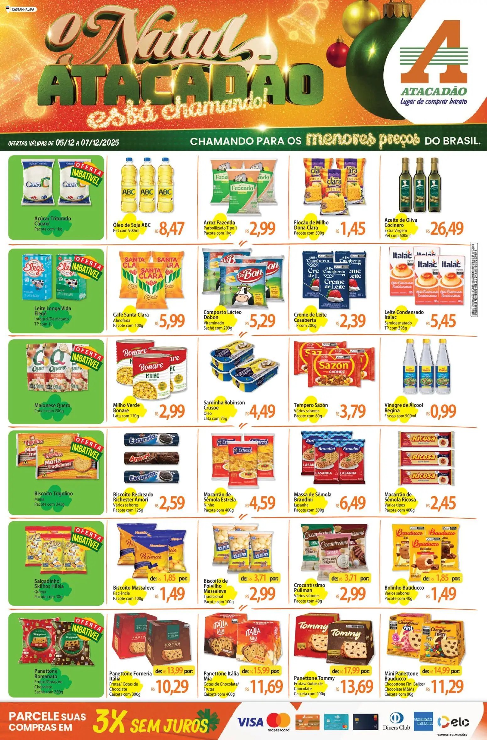 Atacadão folheto a partir de 05/12/2025 Ofertas - PA (2025-12-05 - 2025-12-07)