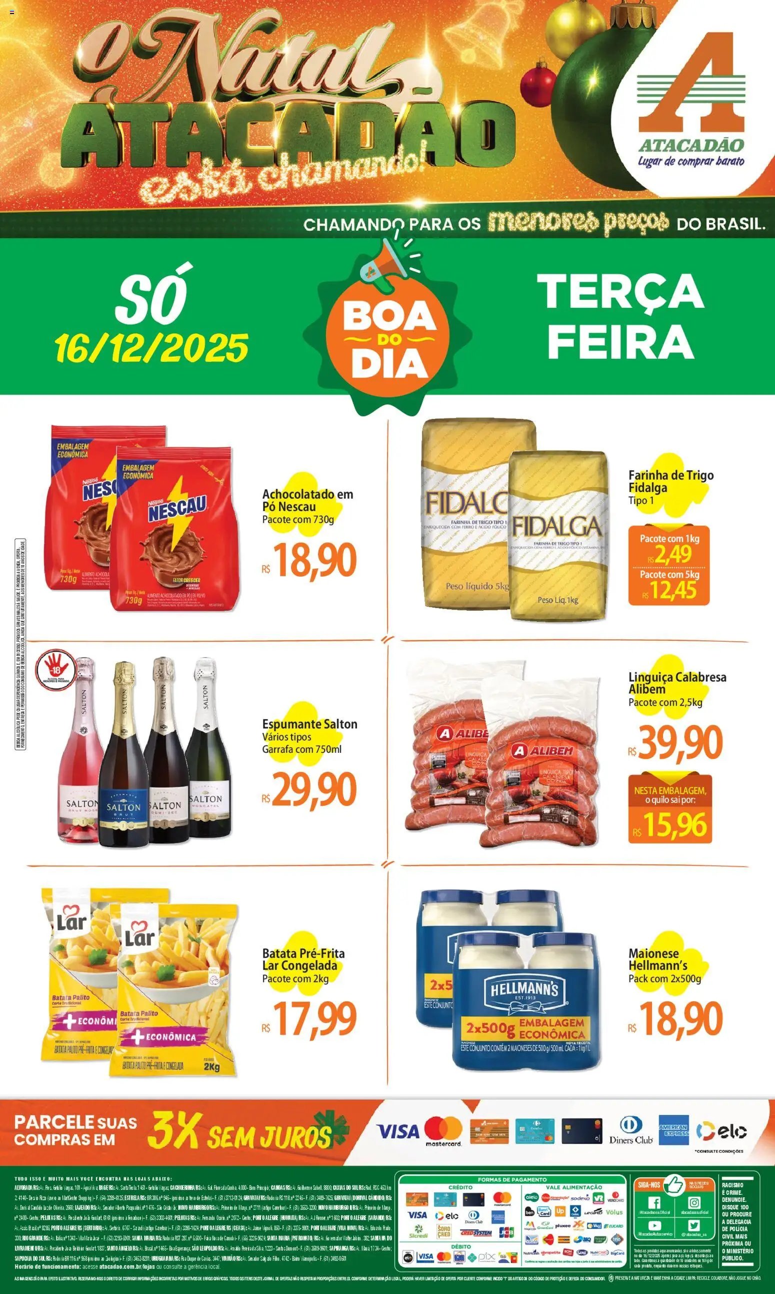 Atacadão folheto a partir de 16/12/2025 Ofertas - RS (2025-12-16 - 2025-12-16)