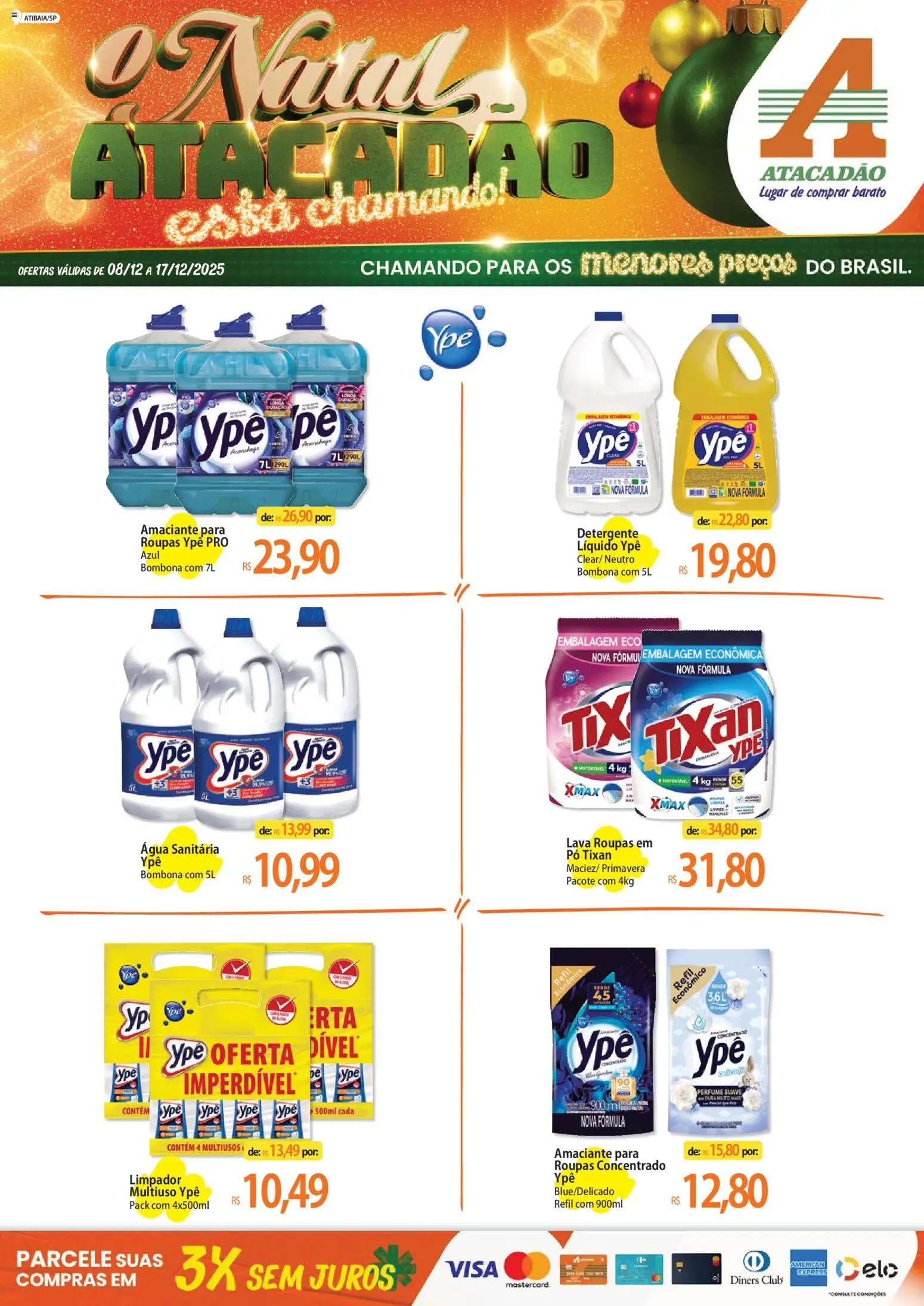 Atacadão folheto a partir de 08/12/2025 Ofertas - SP (2025-12-08 - 2025-12-17)