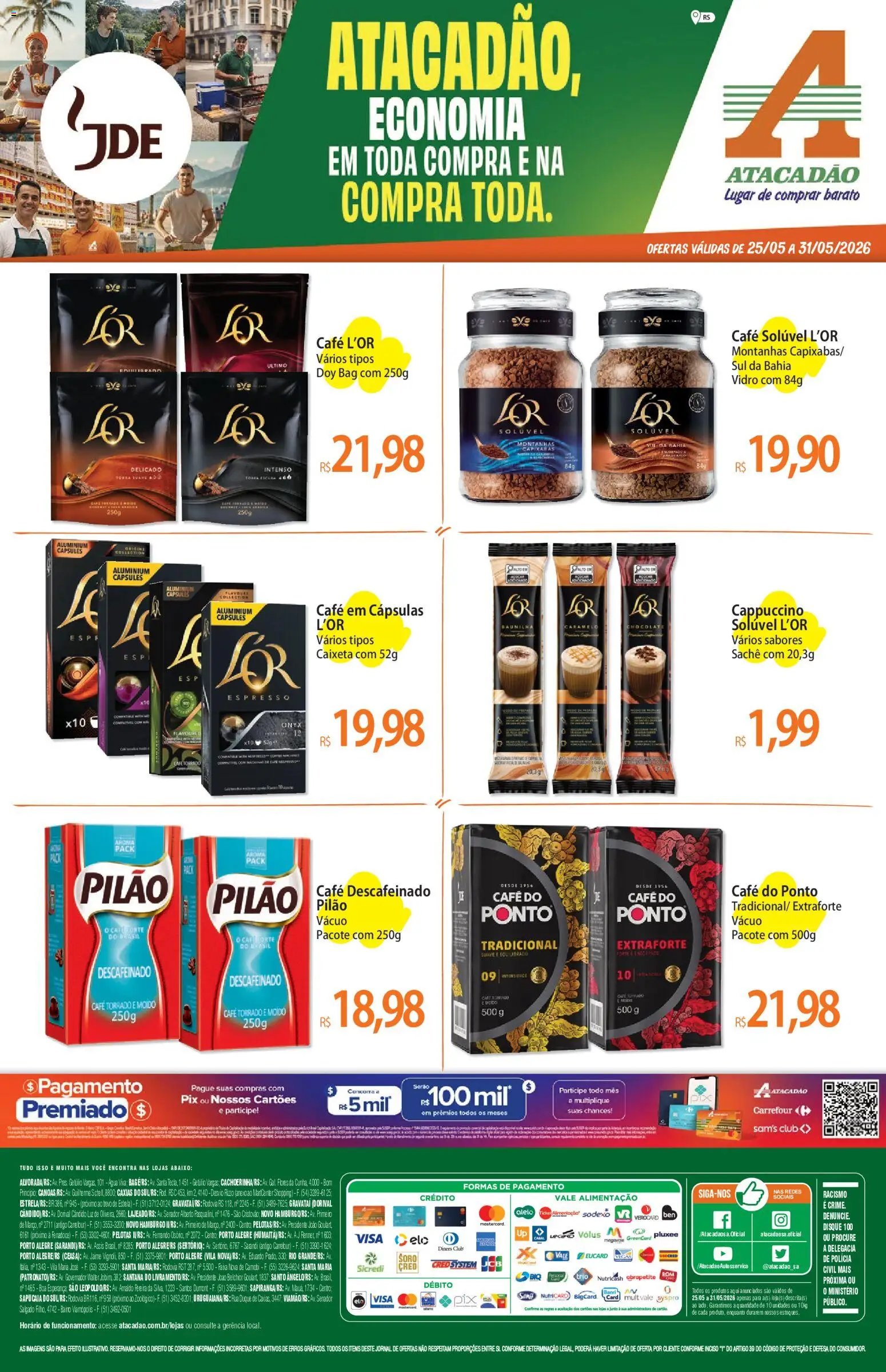 Atacadão folheto a partir de 25/05/2026 Atacadão ofertas - RS (2026-05-25 - 2026-05-31)