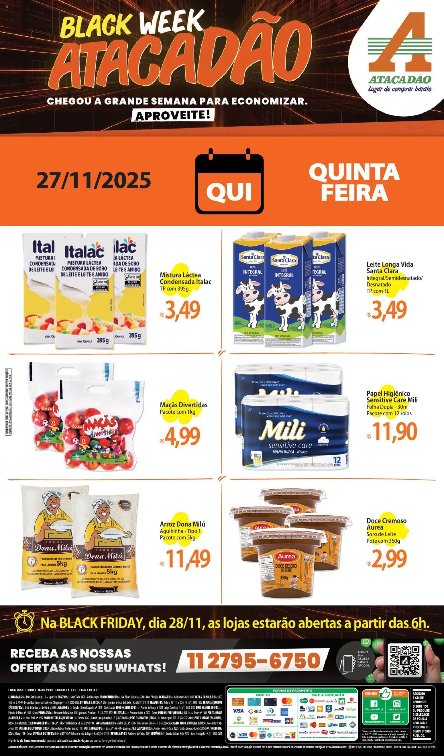 Atacadão folheto a partir de 27/11/2025 Ofertas - RS (2025-11-27 - 2025-11-27)