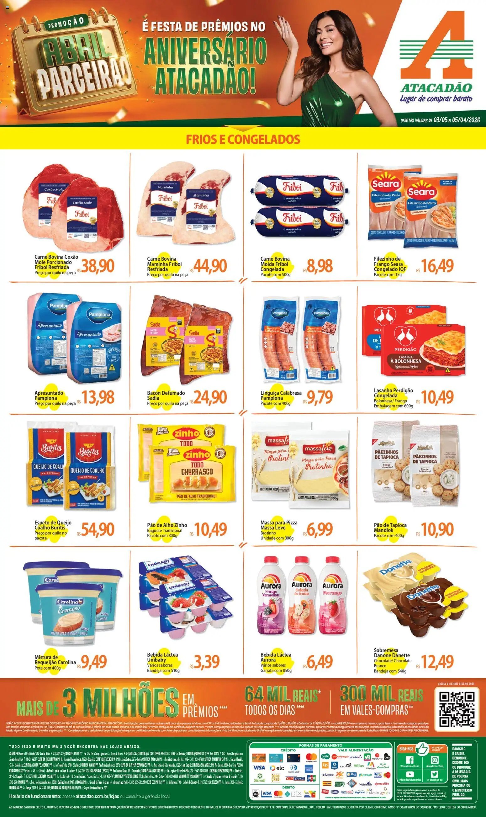 Atacadão folheto a partir de 03/04/2026 Atacadão ofertas - PR (2026-04-03 - 2026-04-05)