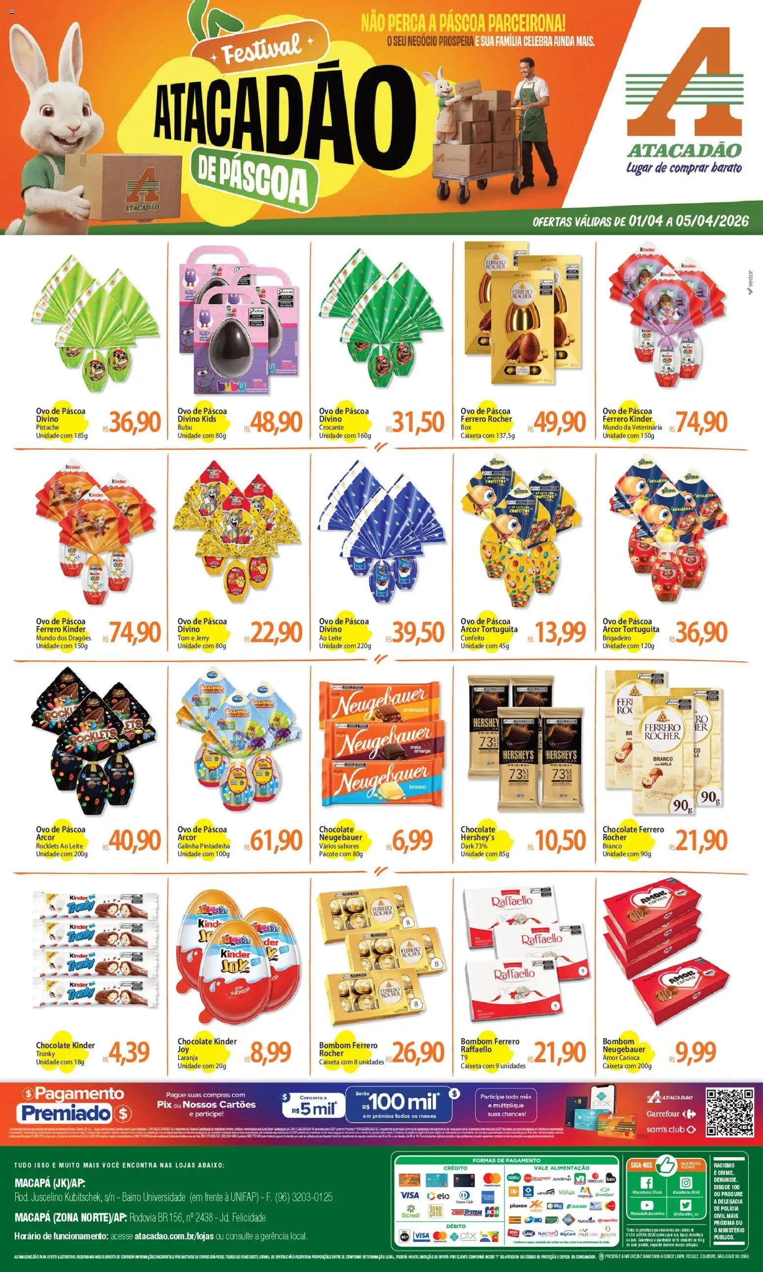 Atacadão folheto a partir de 01/04/2026 Atacadão ofertas - AP (2026-04-01 - 2026-04-05)