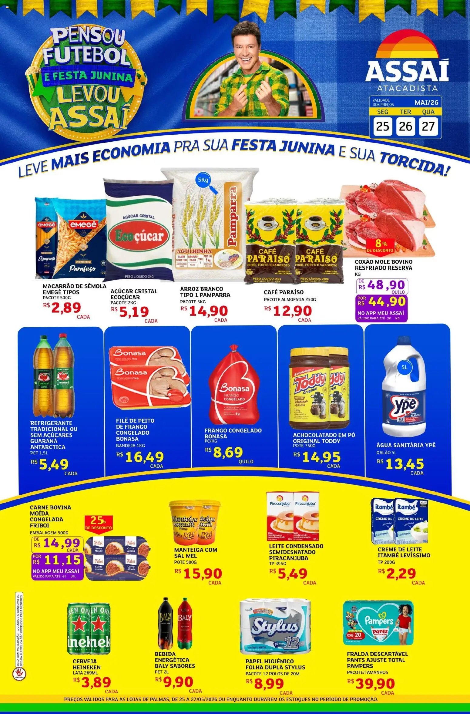 Assaí Atacadista folheto a partir de 25/05/2026 Assaí Atacadista ofertas - TO (2026-05-25 - 2026-05-27)