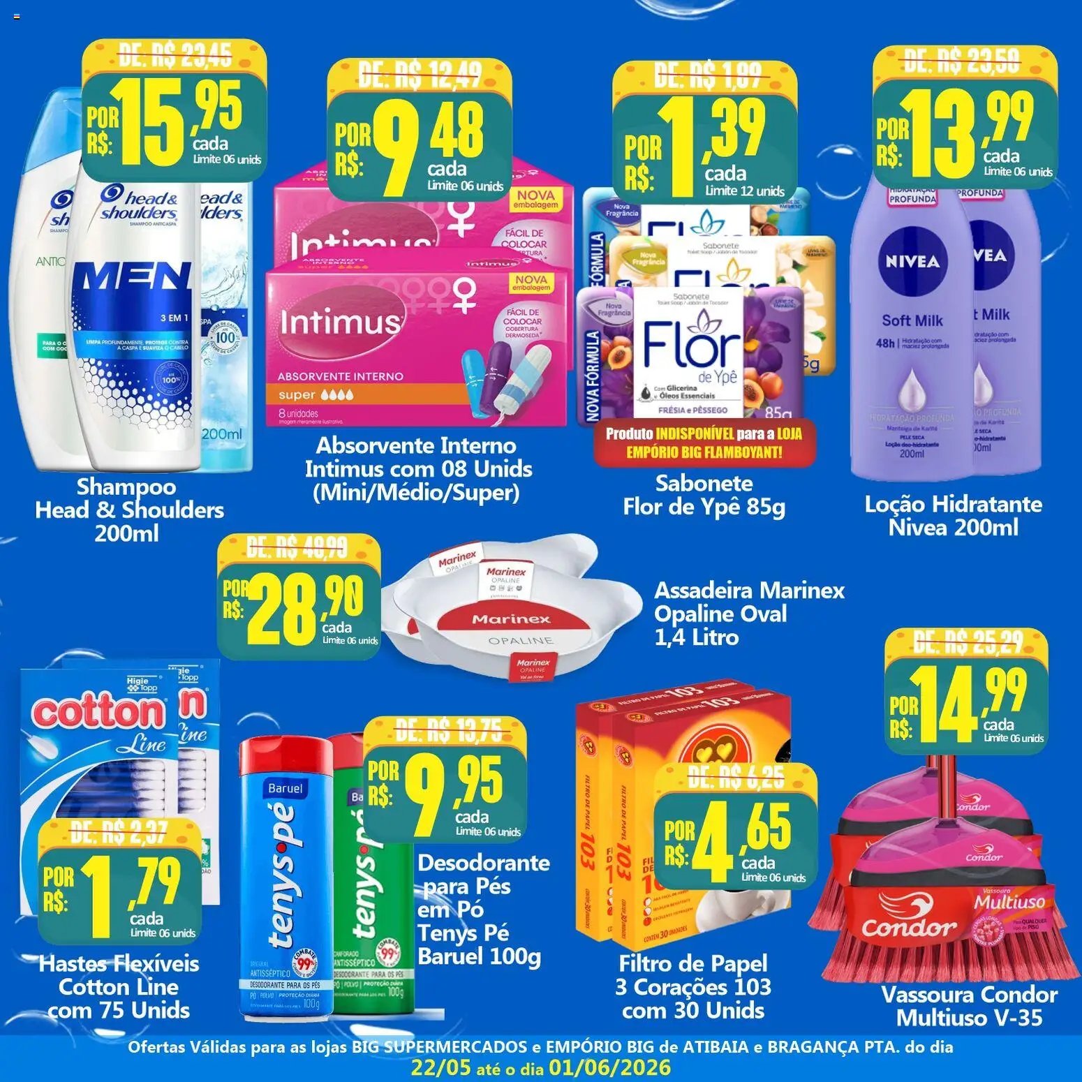 Big Supermercados folheto a partir de 22/05/2026 Big Supermercados ofertas limpeza, higiene, bazar e perfumaria (2026-05-22 - 2026-06-01)