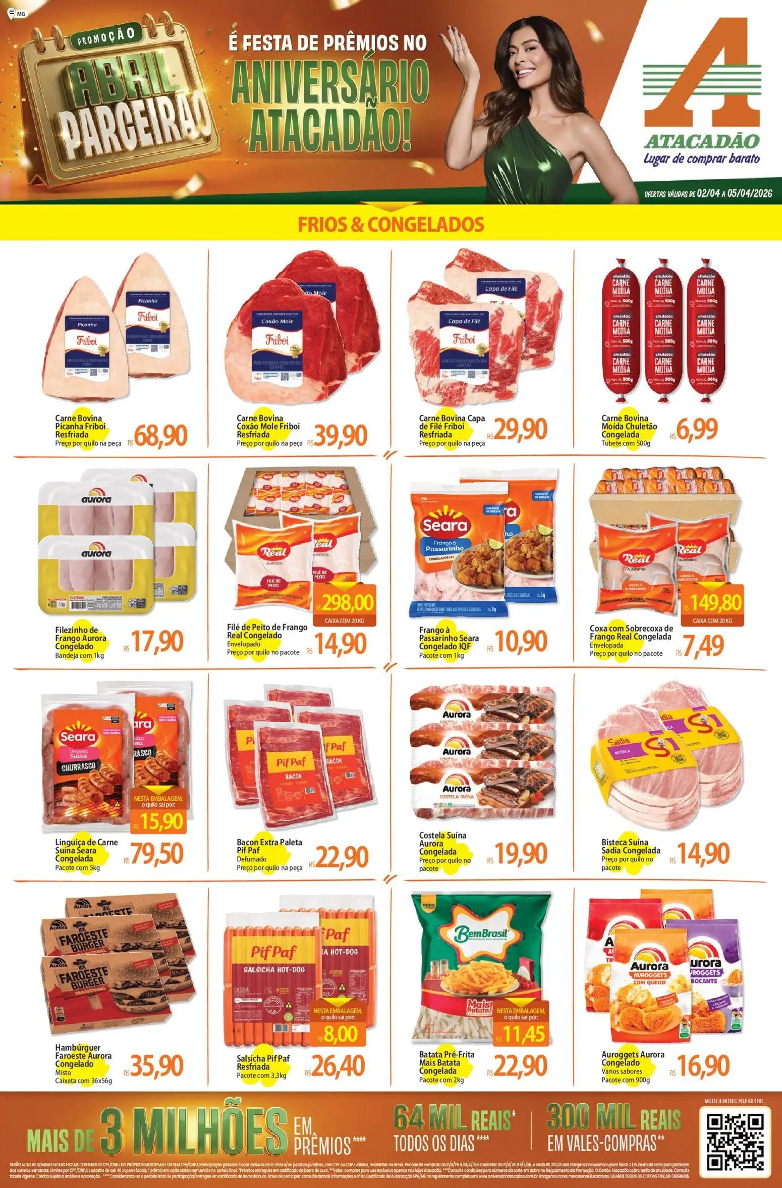 Atacadão folheto a partir de 02/04/2026 Atacadão ofertas - MG (2026-04-02 - 2026-04-05)