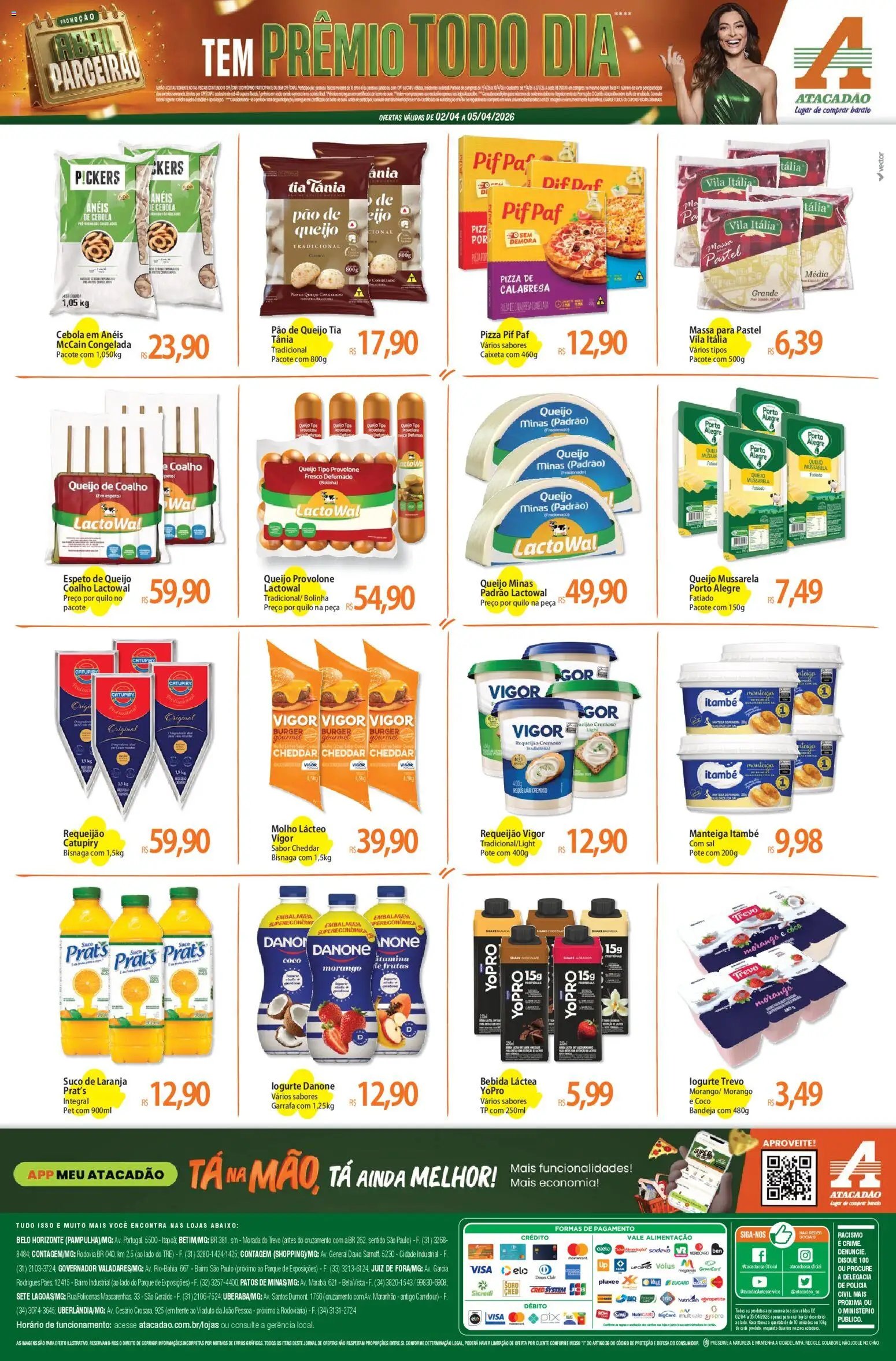 Atacadão folheto a partir de 02/04/2026 Atacadão ofertas - MG (2026-04-02 - 2026-04-05)