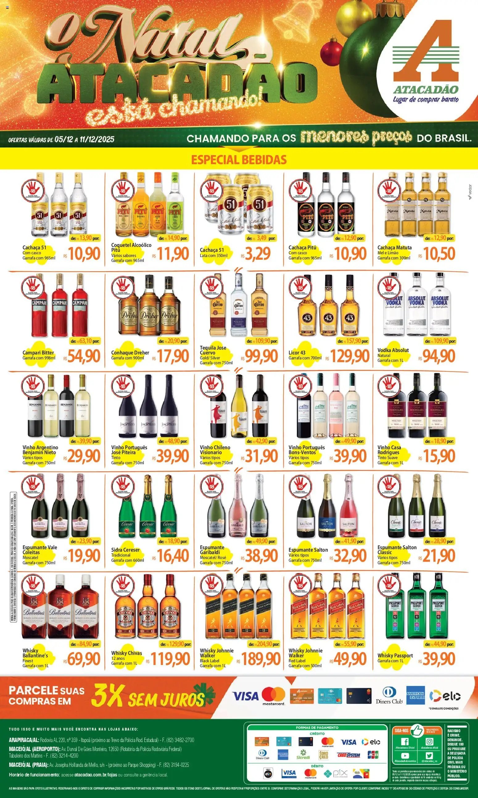 Atacadão folheto a partir de 05/12/2025 Ofertas - AL (2025-12-05 - 2025-12-11)