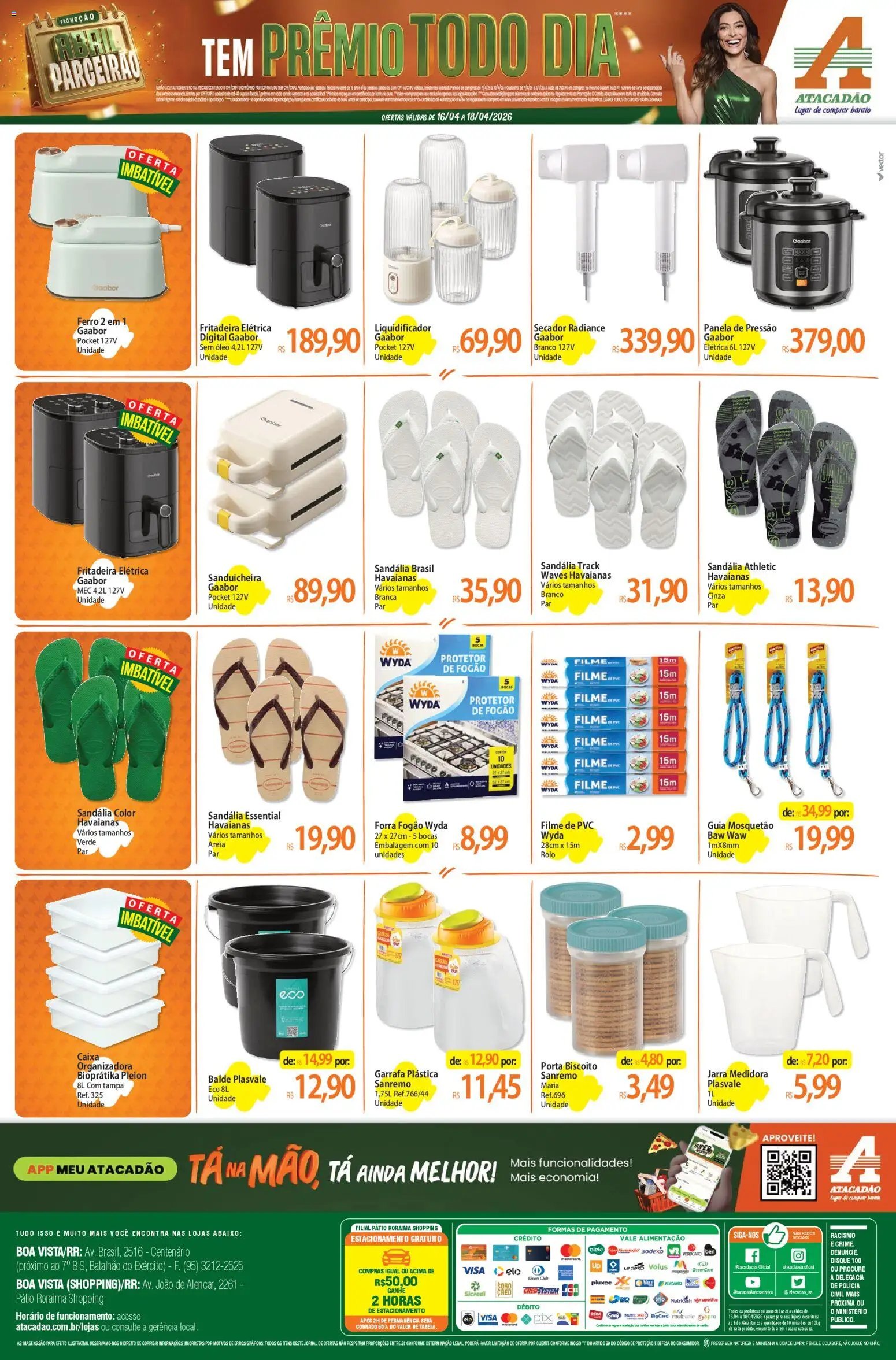 Atacadão folheto a partir de 16/04/2026 Atacadão ofertas - RR (2026-04-16 - 2026-04-18)