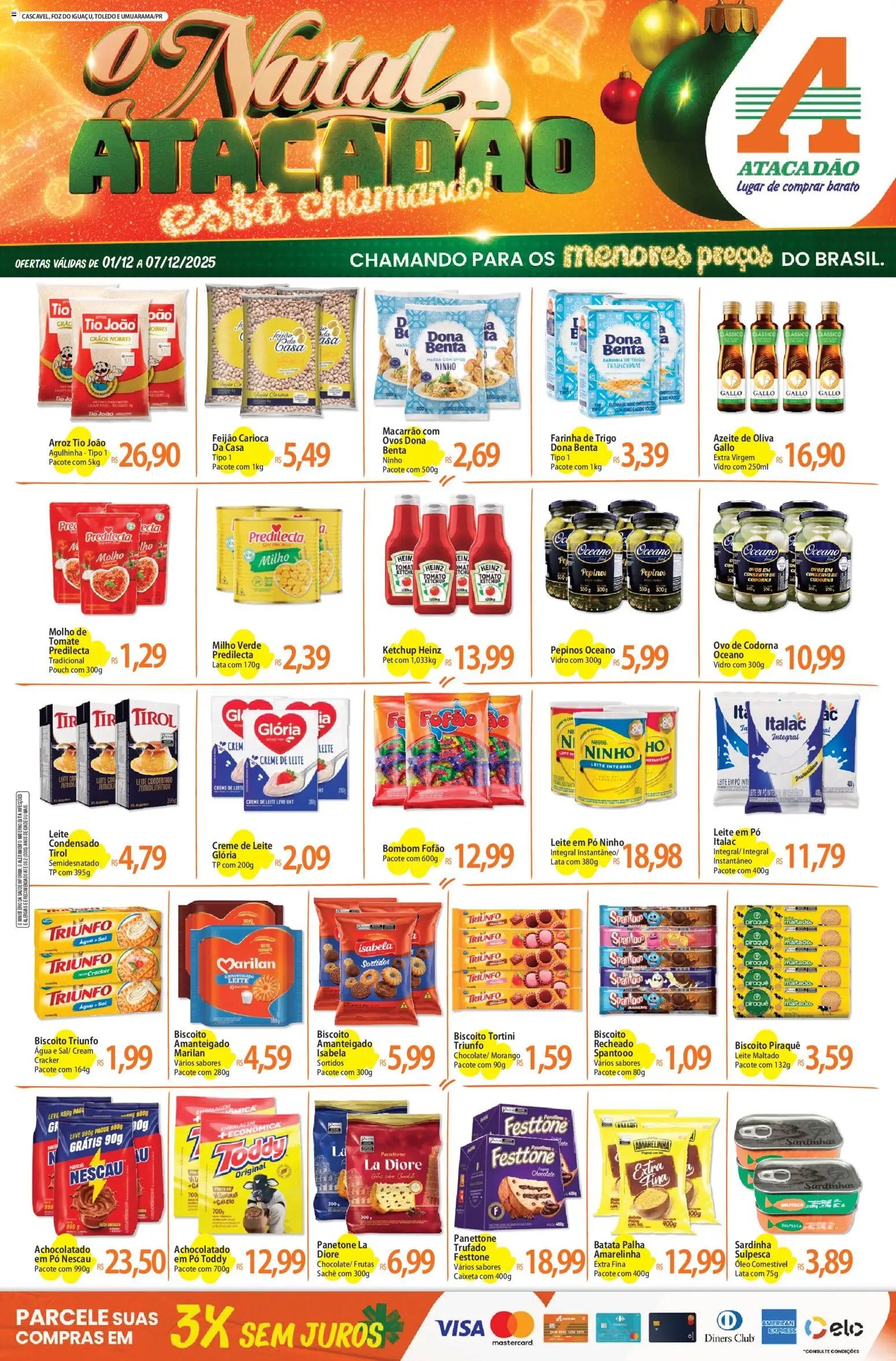 Atacadão folheto a partir de 01/12/2025 Ofertas - PR (2025-12-01 - 2025-12-07)