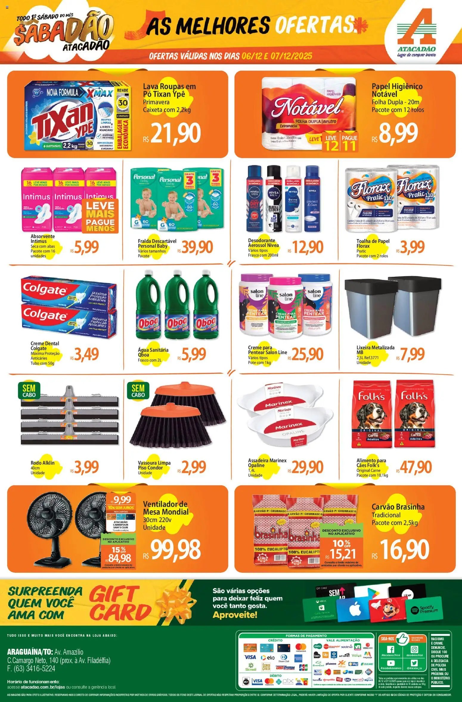 Atacadão folheto a partir de 06/12/2025 Ofertas - TO (2025-12-06 - 2025-12-07)