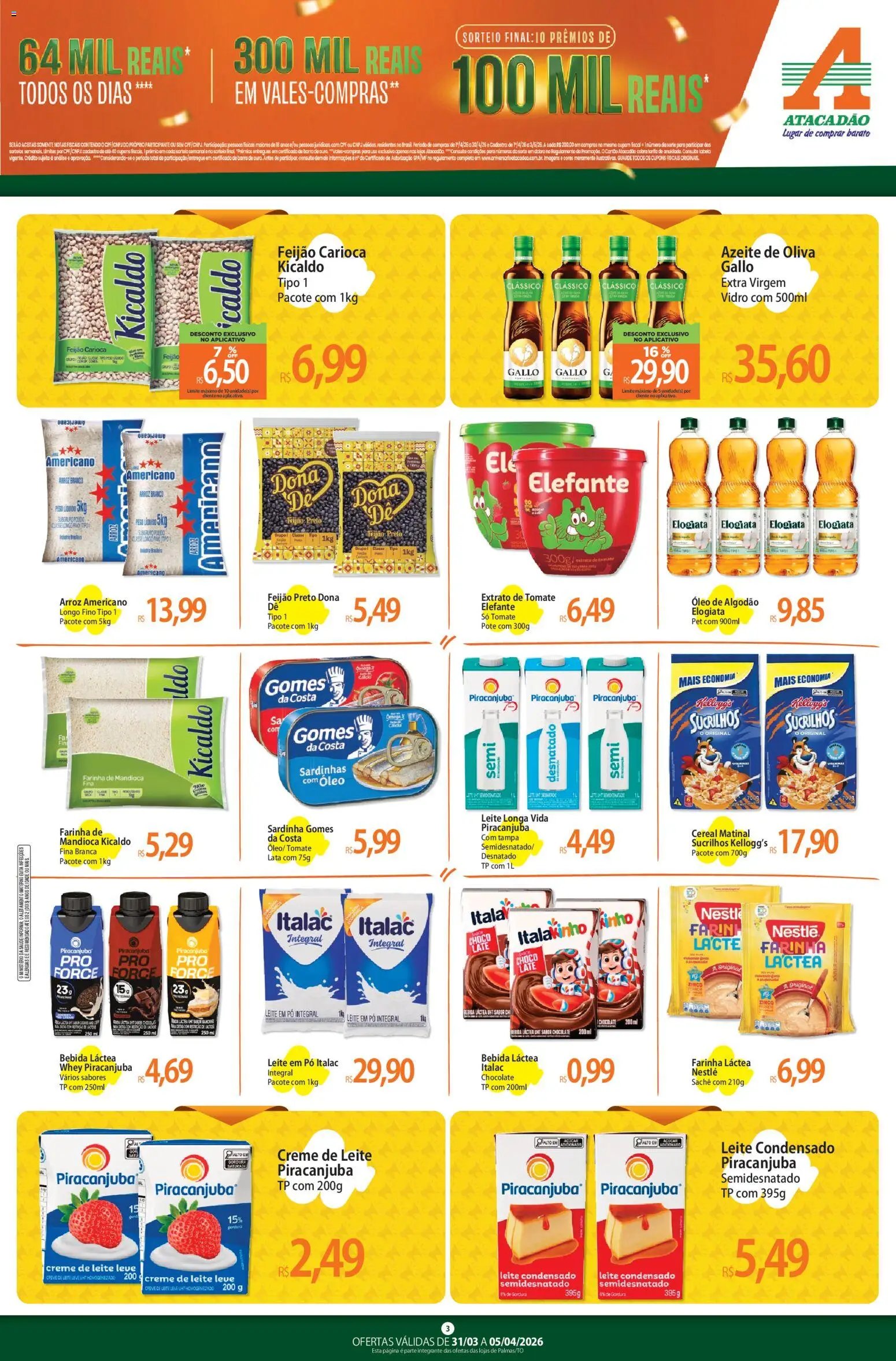 Atacadão folheto a partir de 31/03/2026 Atacadão ofertas - TO (2026-03-31 - 2026-04-05)