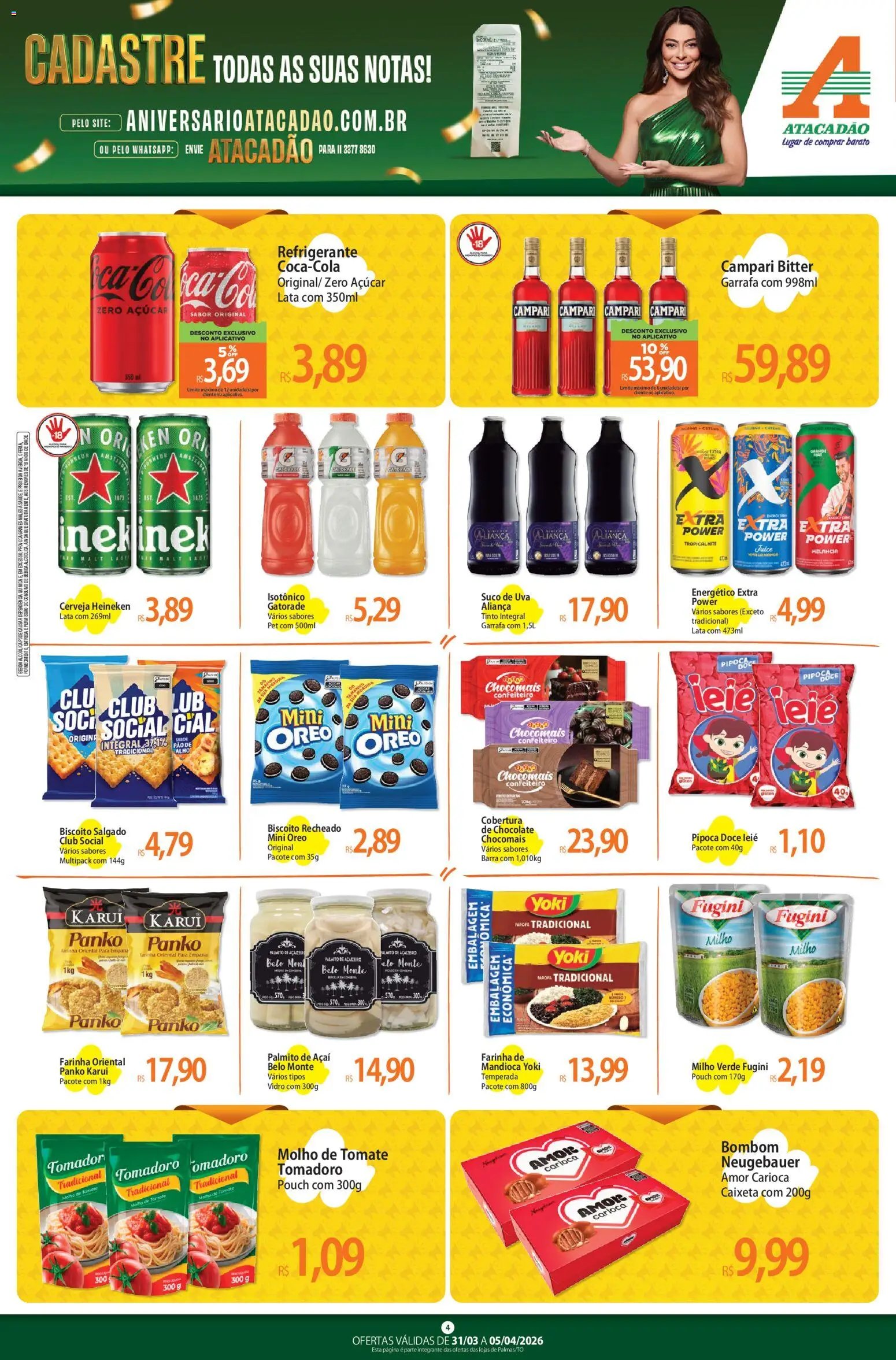Atacadão folheto a partir de 31/03/2026 Atacadão ofertas - TO (2026-03-31 - 2026-04-05)