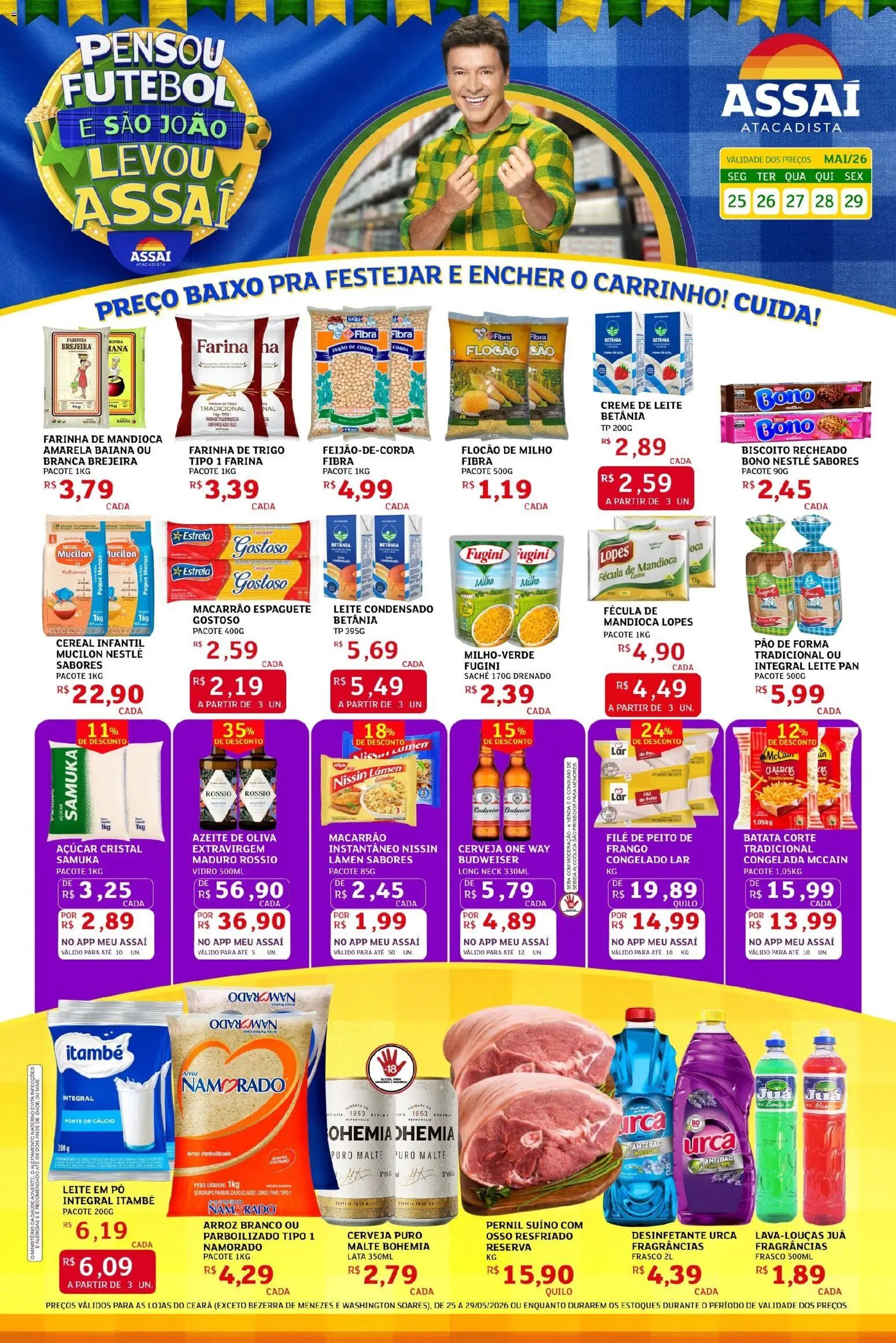 Assaí Atacadista folheto a partir de 25/05/2026 Assaí Atacadista ofertas - CE (2026-05-25 - 2026-05-29)