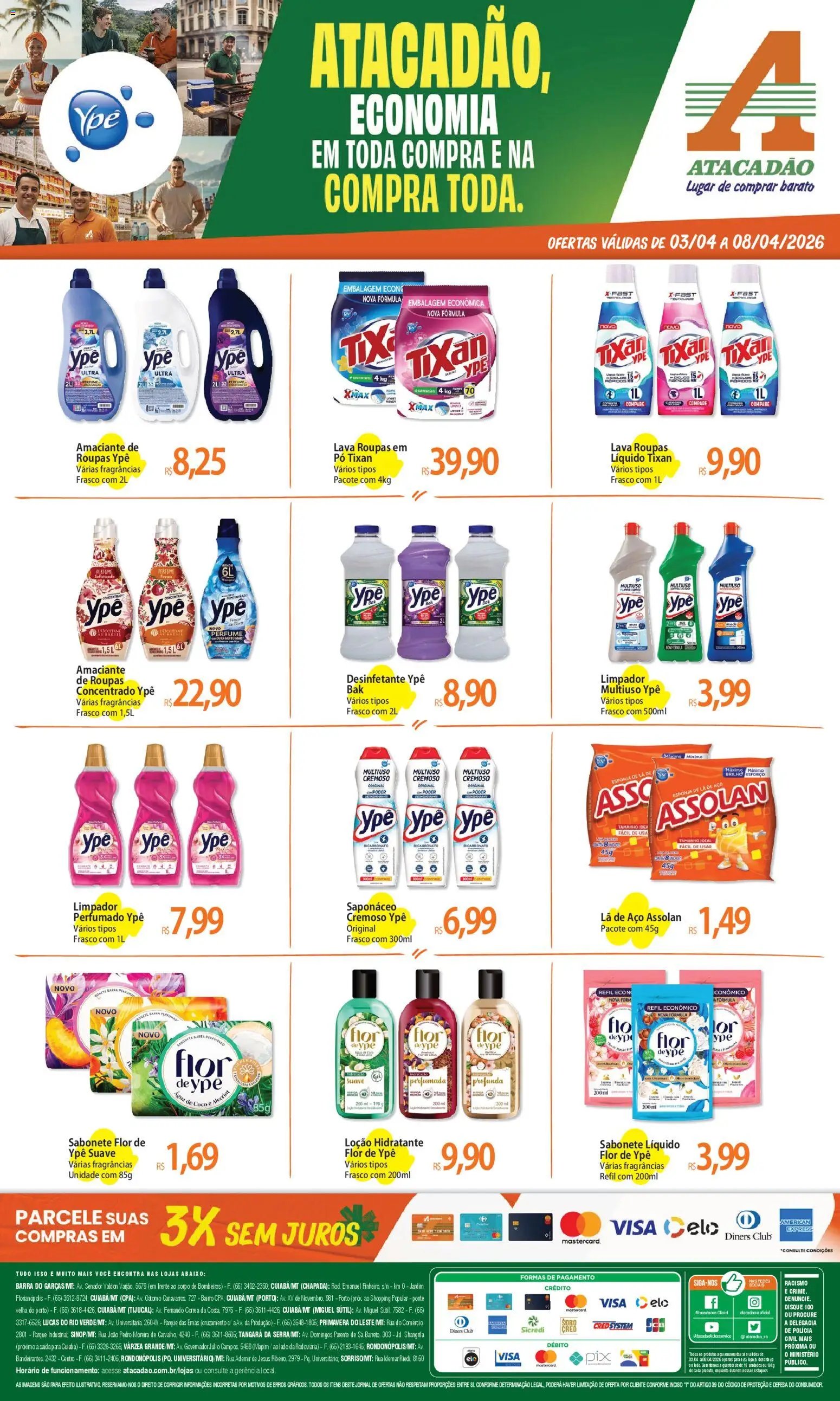 Atacadão folheto a partir de 03/04/2026 Atacadão ofertas - MT (2026-04-03 - 2026-04-08)