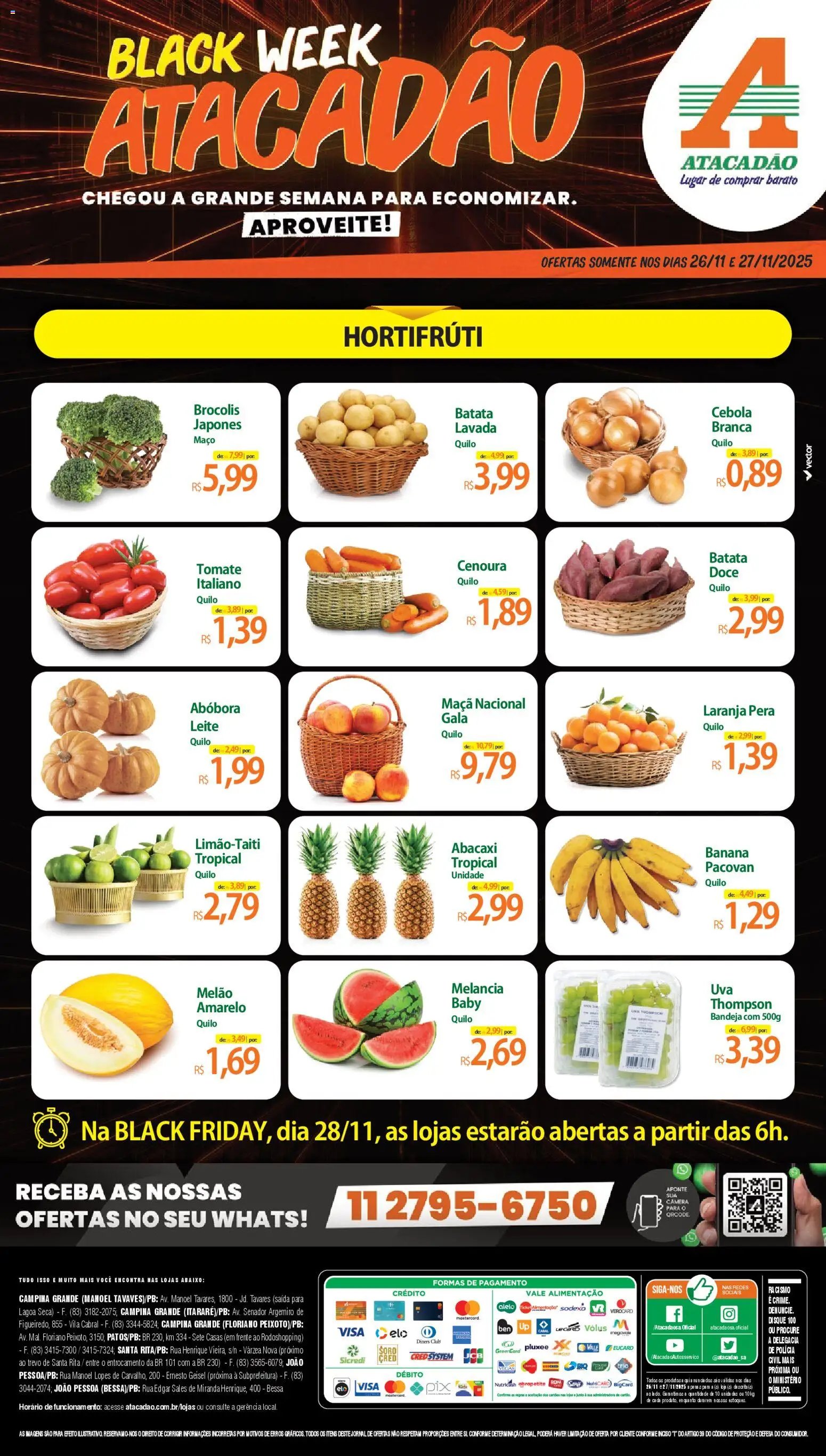 Atacadão folheto a partir de 26/11/2025 Ofertas - PB (2025-11-26 - 2025-11-27)