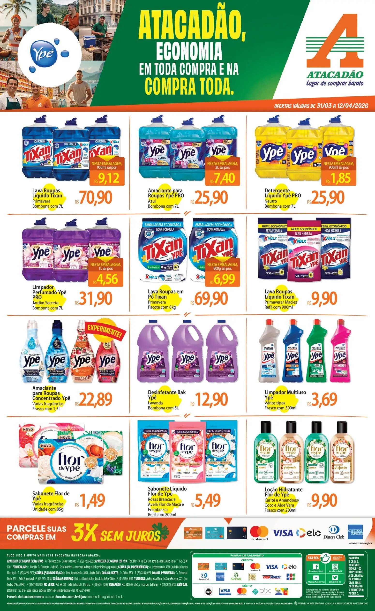 Atacadão folheto a partir de 31/03/2026 Atacadão ofertas - GO (2026-03-31 - 2026-04-12)