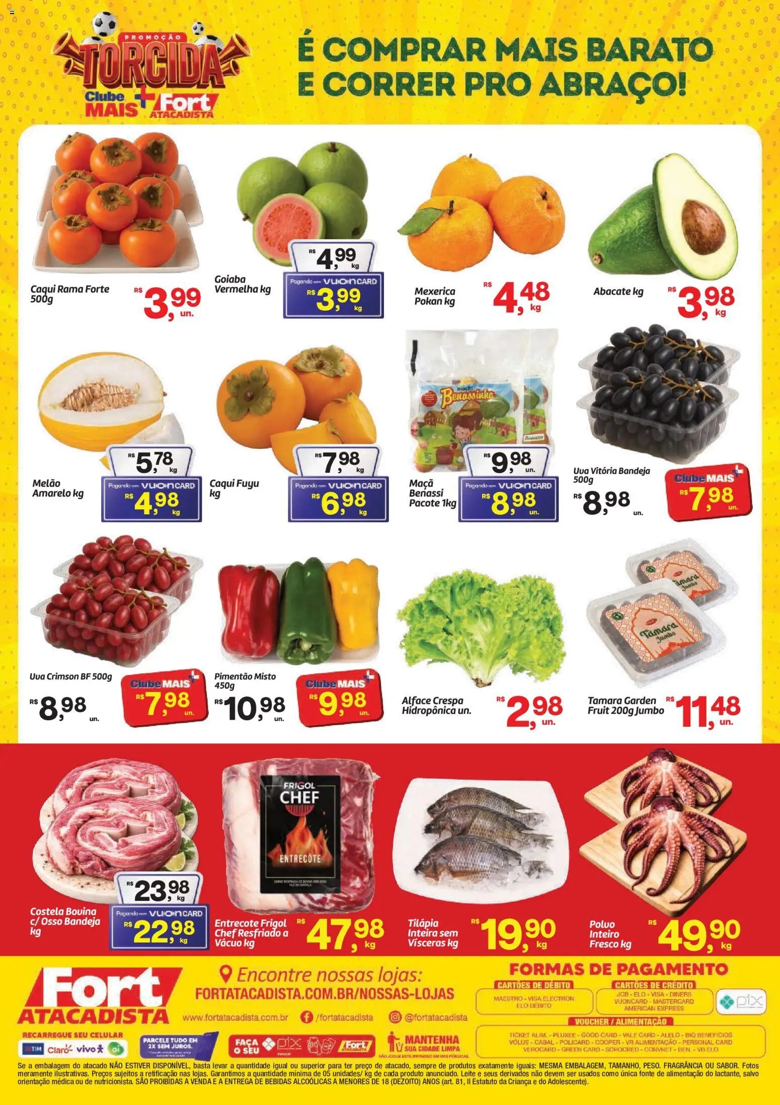 Fort Atacadista folheto a partir de 26/05/2026 Fort Atacadista ofertas Frutas, Verduras (2026-05-26 - 2026-05-27)