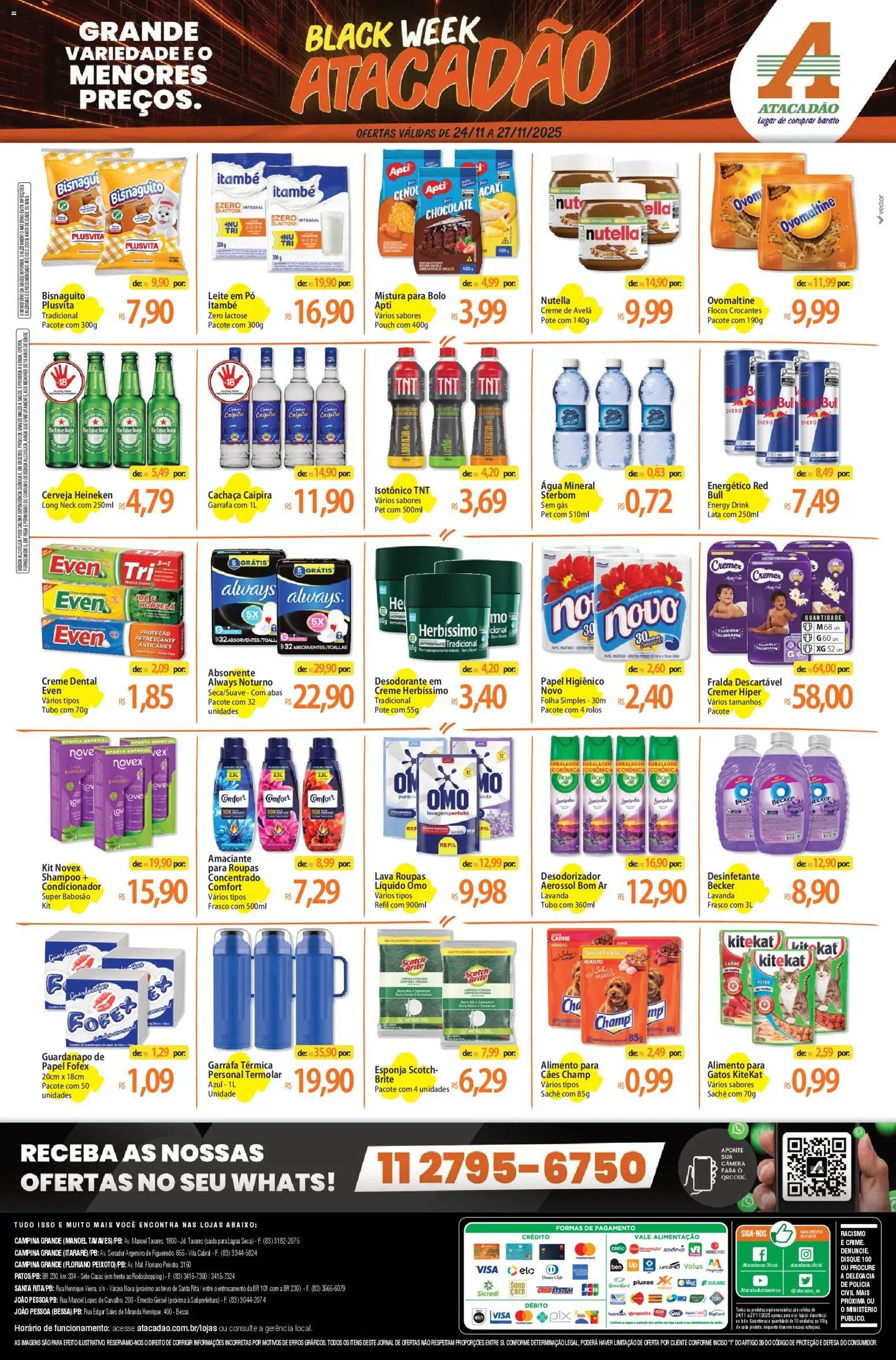 Atacadão folheto a partir de 24/11/2025 Ofertas - PB (2025-11-24 - 2025-11-27)