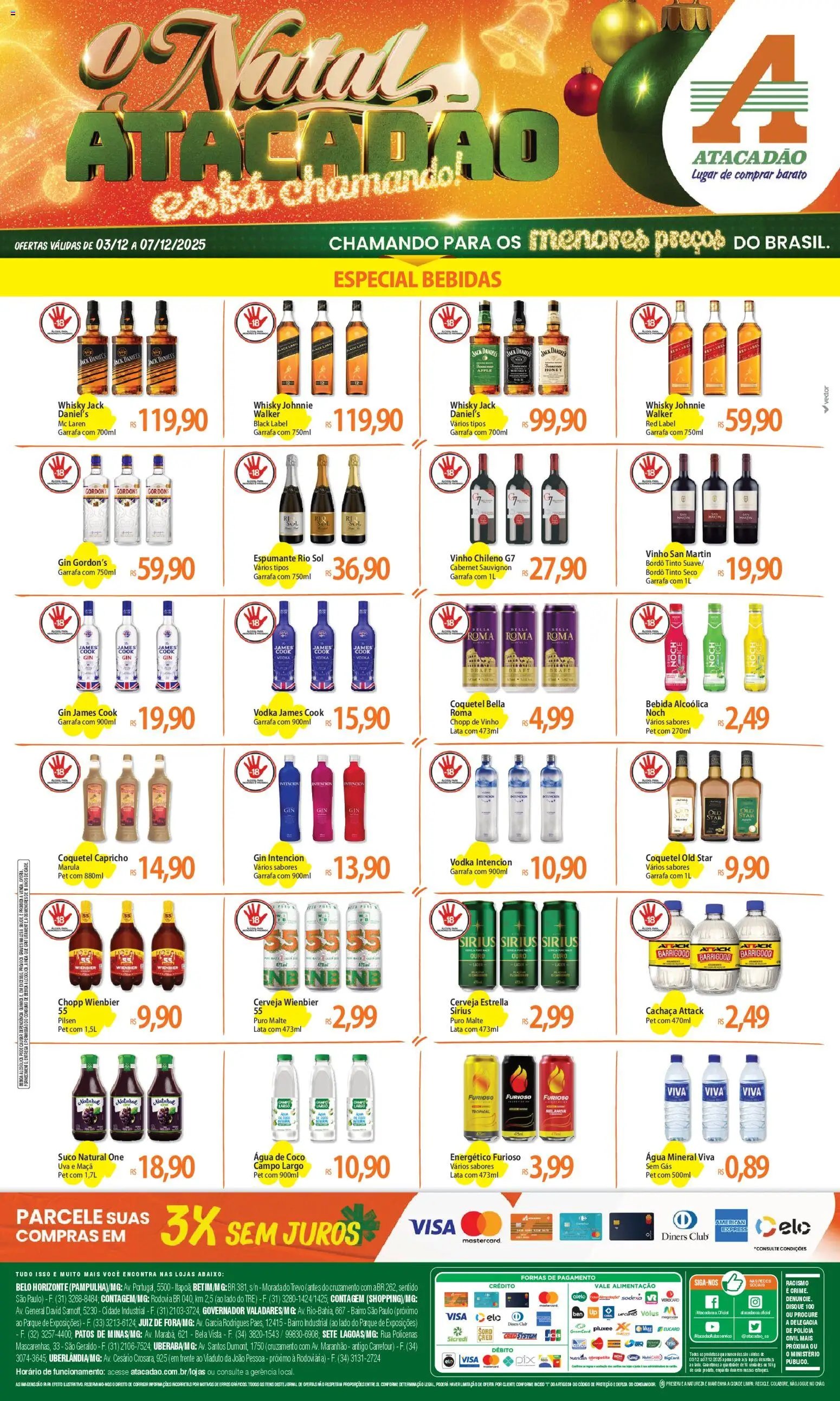 Atacadão folheto a partir de 03/12/2025 Ofertas - MG (2025-12-03 - 2025-12-07)