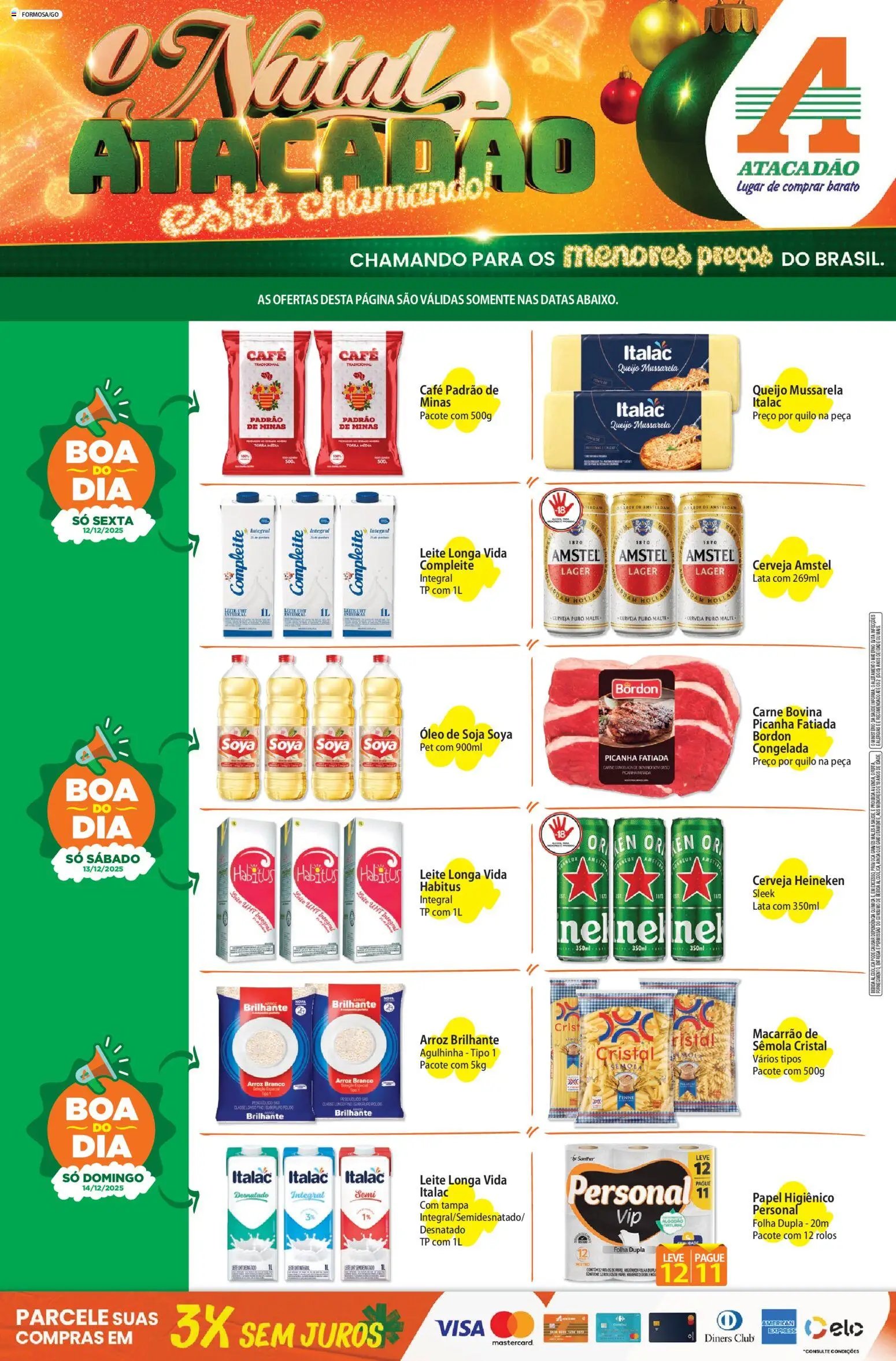 Atacadão folheto a partir de 12/12/2025 Ofertas - GO (2025-12-12 - 2025-12-14)