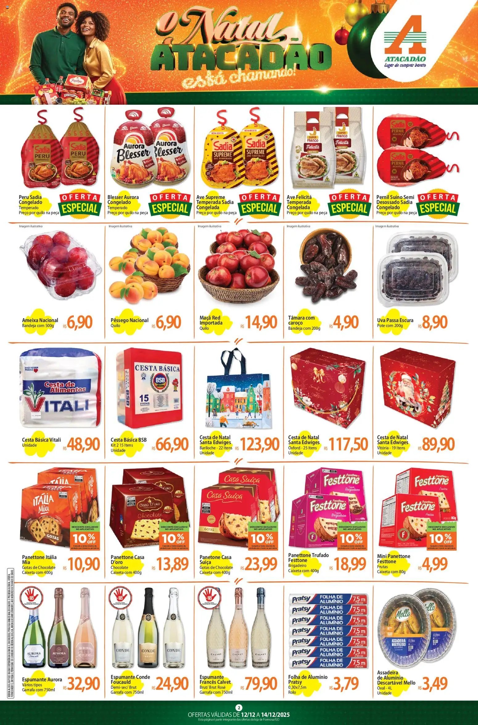 Atacadão folheto a partir de 12/12/2025 Ofertas - GO (2025-12-12 - 2025-12-14)