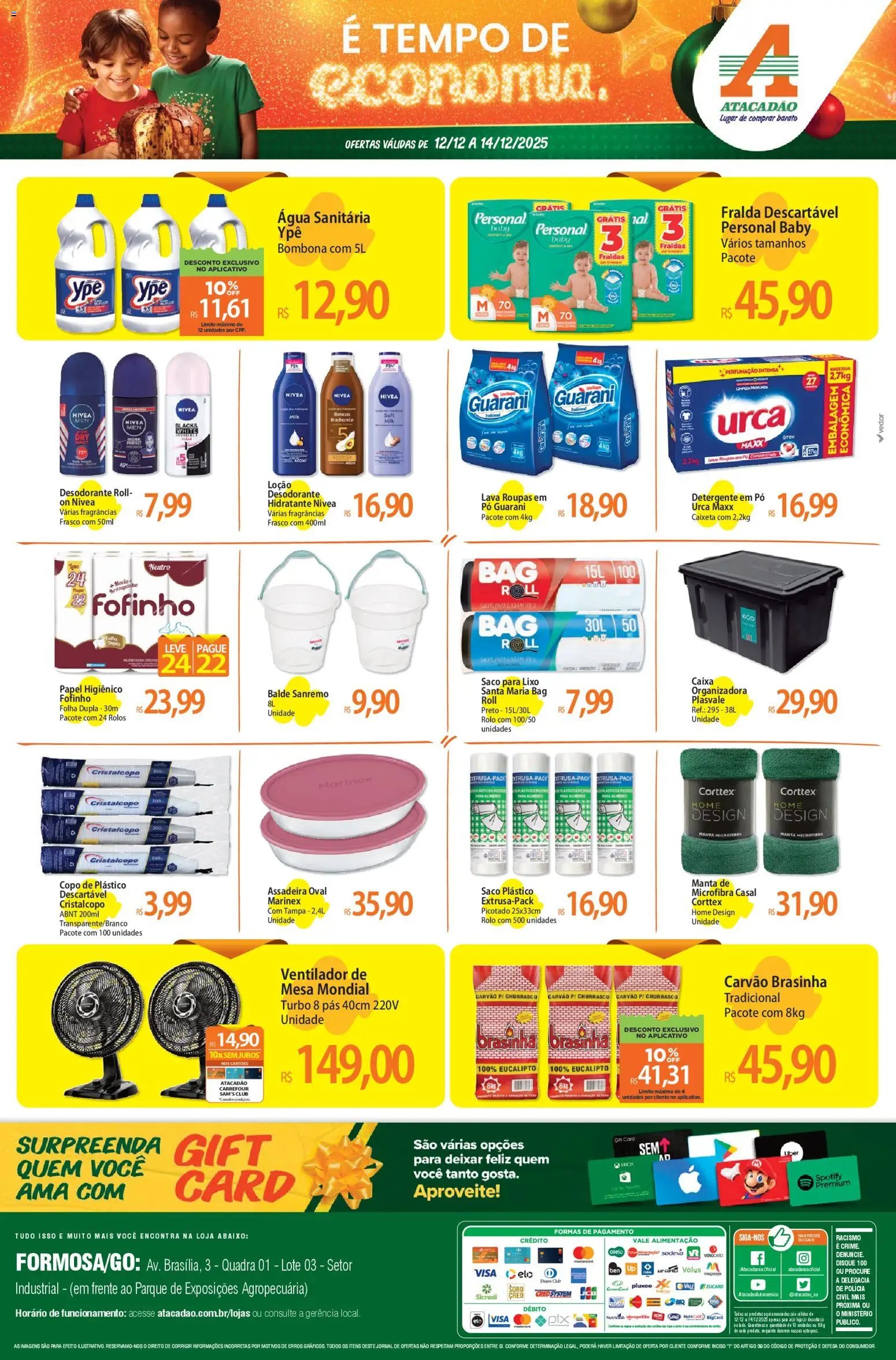 Atacadão folheto a partir de 12/12/2025 Ofertas - GO (2025-12-12 - 2025-12-14)