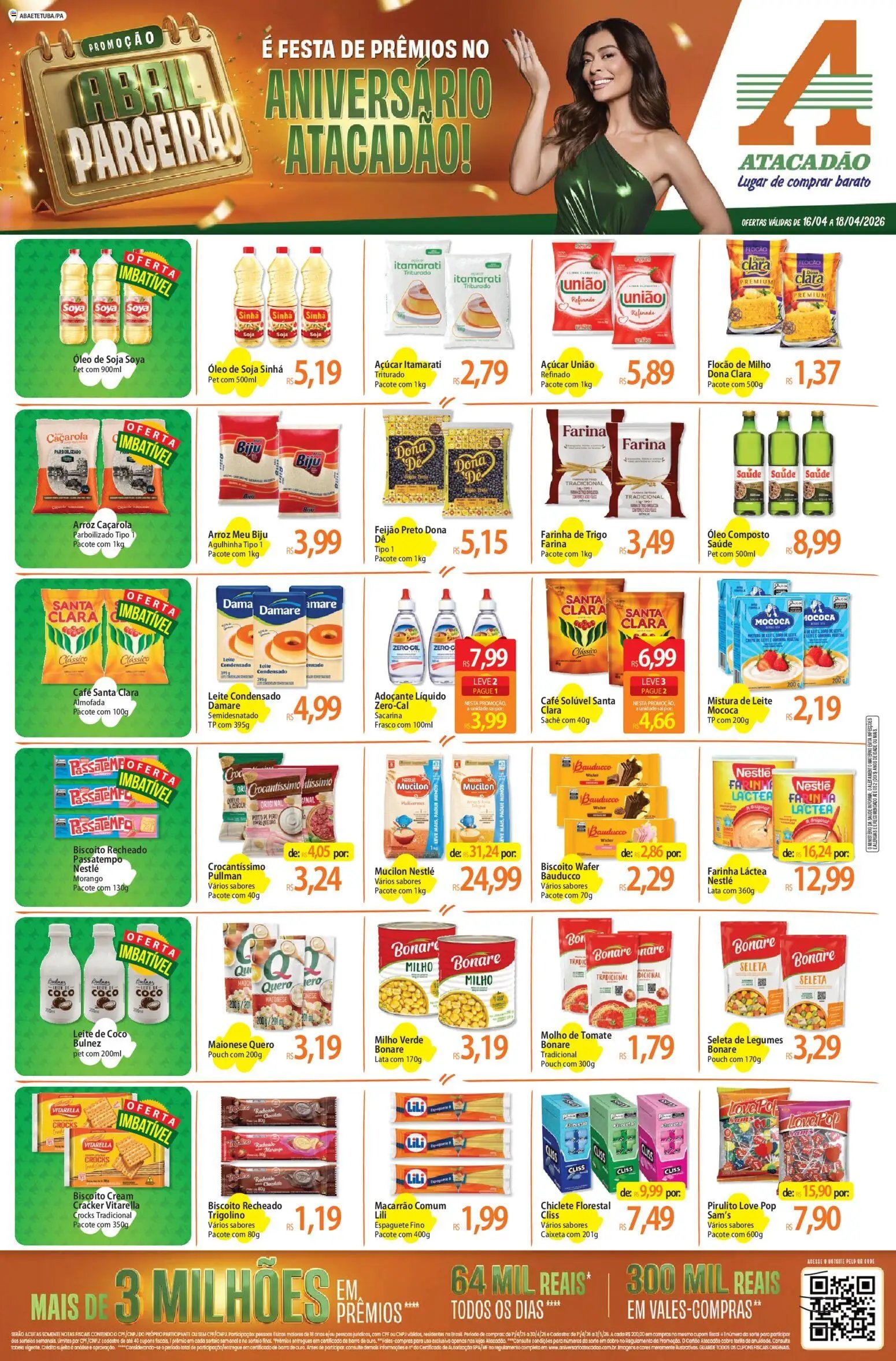 Atacadão folheto a partir de 16/04/2026 Atacadão ofertas - PA (2026-04-16 - 2026-04-18)