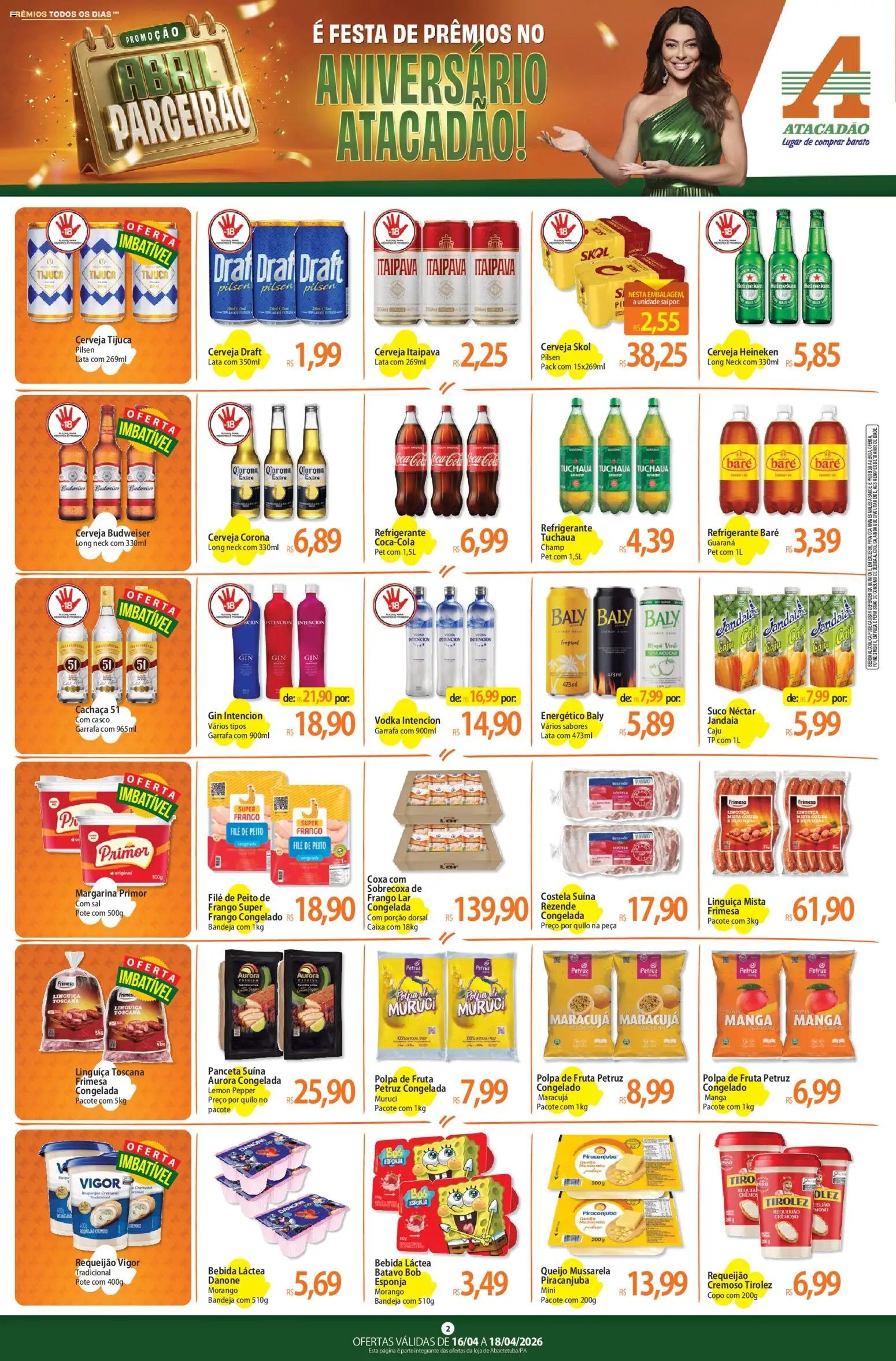 Atacadão folheto a partir de 16/04/2026 Atacadão ofertas - PA (2026-04-16 - 2026-04-18)