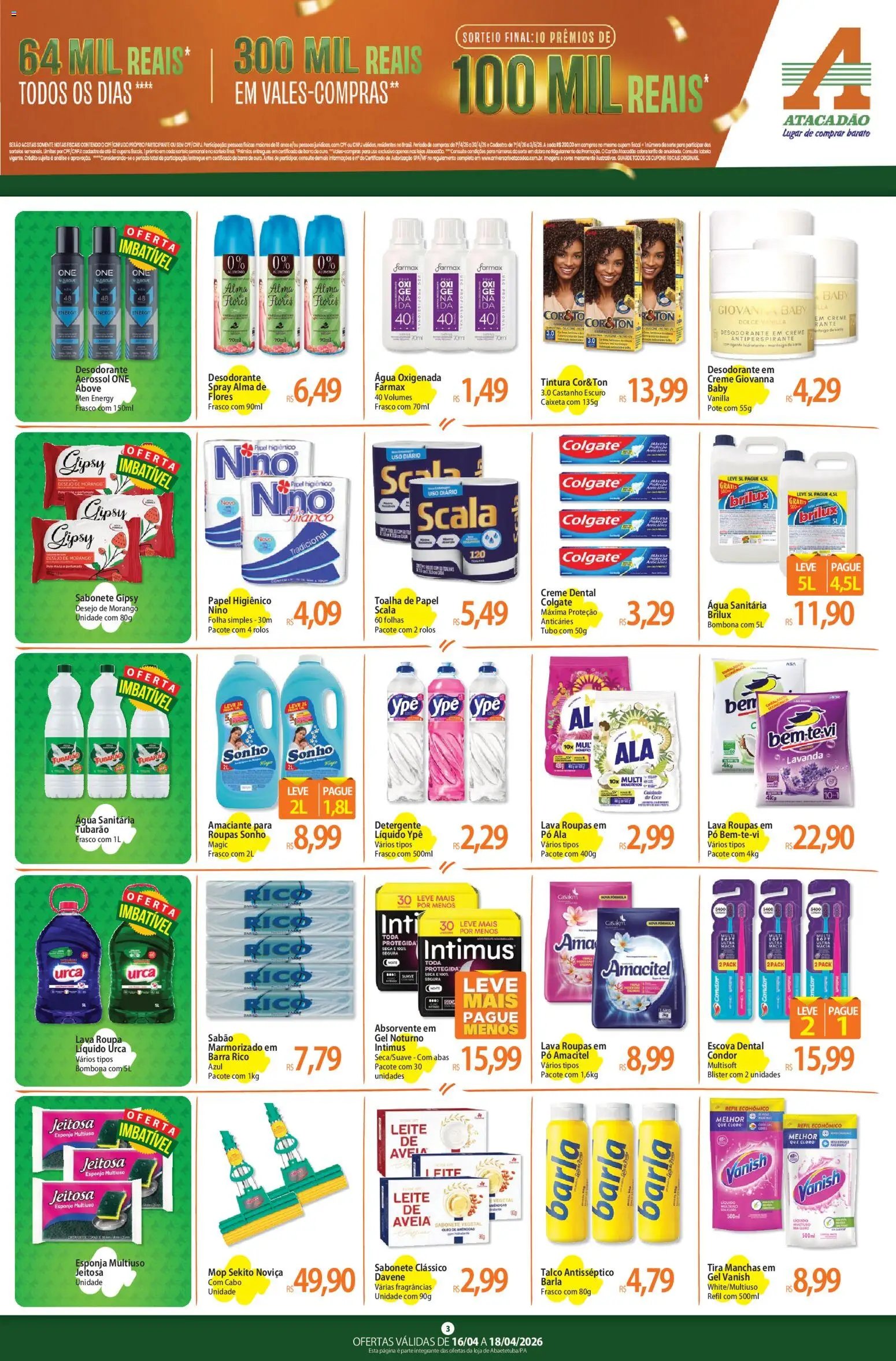 Atacadão folheto a partir de 16/04/2026 Atacadão ofertas - PA (2026-04-16 - 2026-04-18)