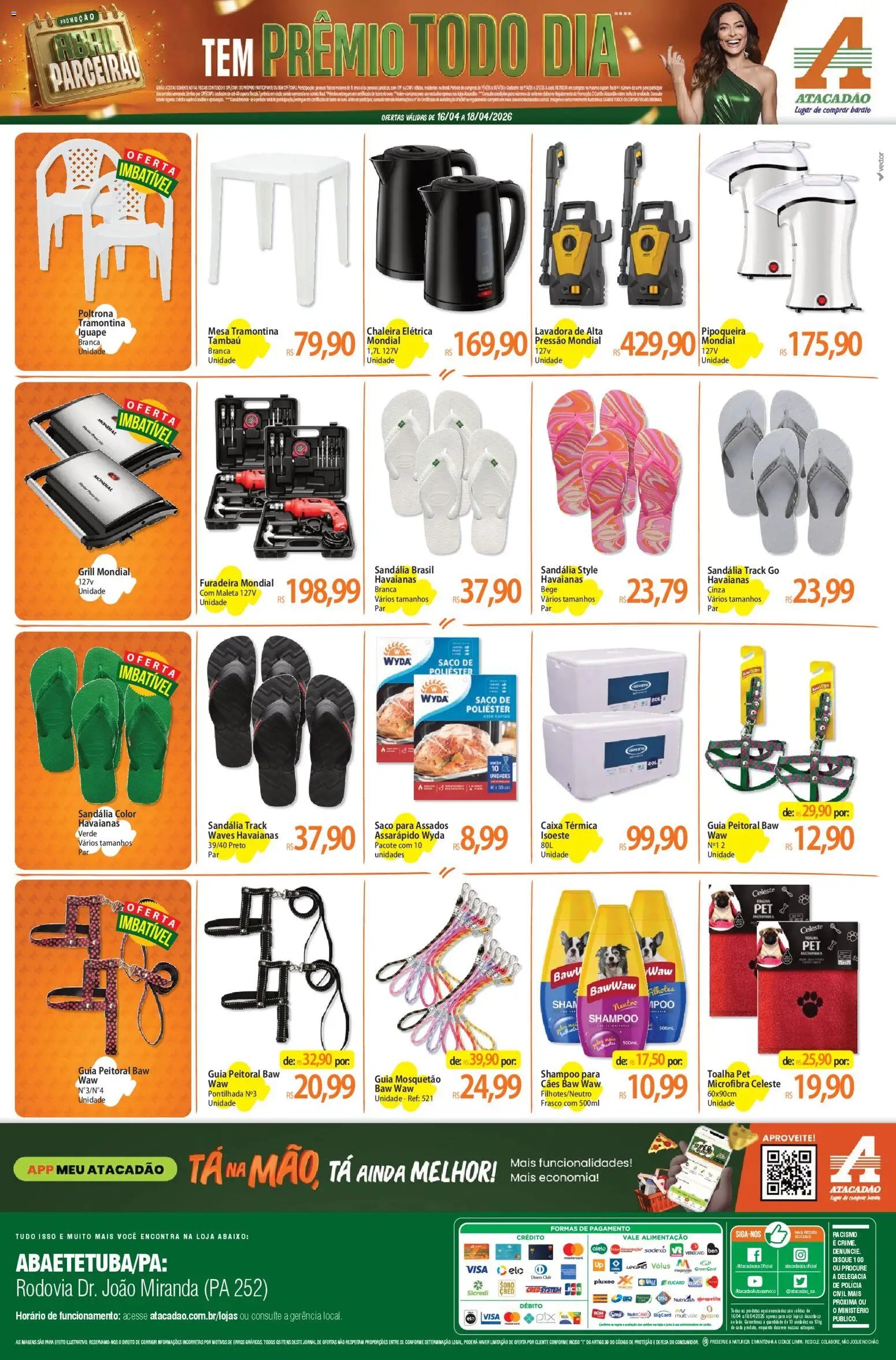 Atacadão folheto a partir de 16/04/2026 Atacadão ofertas - PA (2026-04-16 - 2026-04-18)