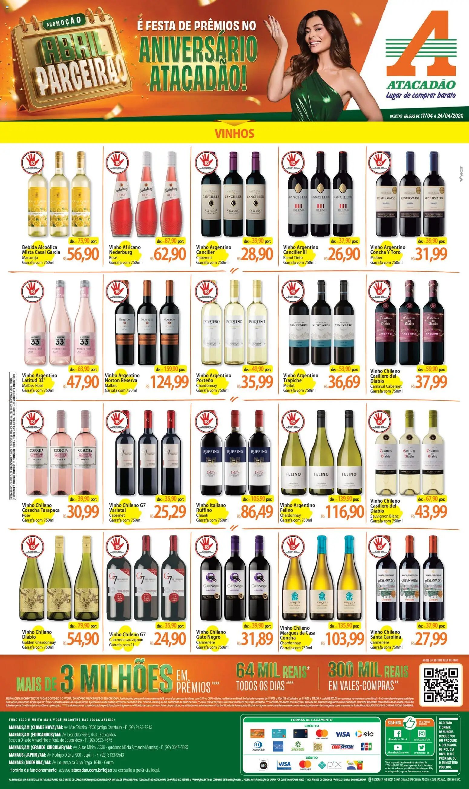 Atacadão folheto a partir de 17/04/2026 Atacadão ofertas - AM (2026-04-17 - 2026-04-24)