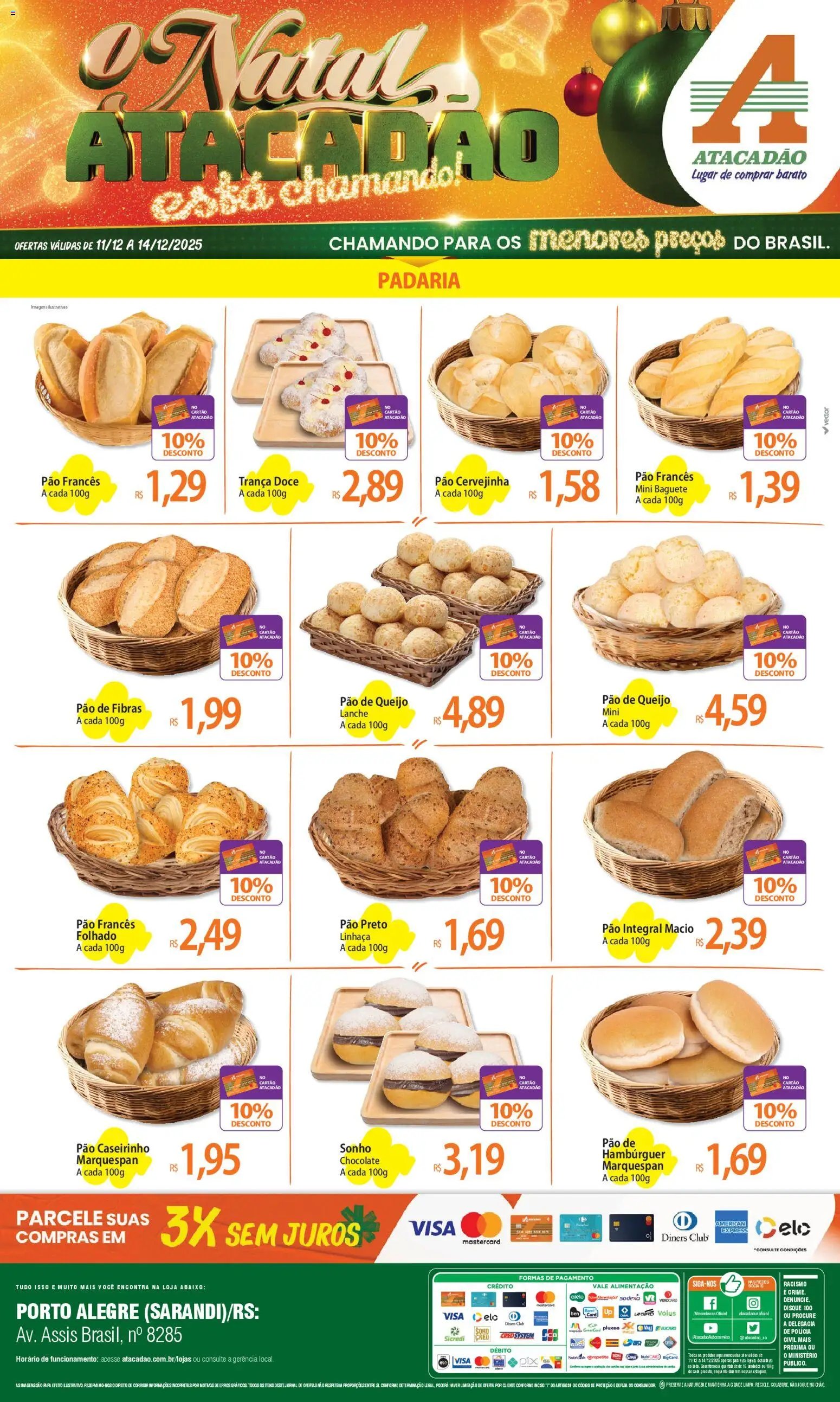 Atacadão folheto a partir de 11/12/2025 Ofertas - RS (2025-12-11 - 2025-12-14)