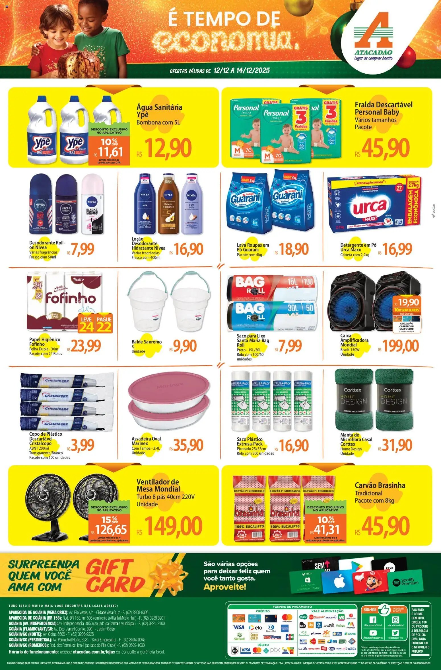 Atacadão folheto a partir de 12/12/2025 Ofertas - GO (2025-12-12 - 2025-12-14)