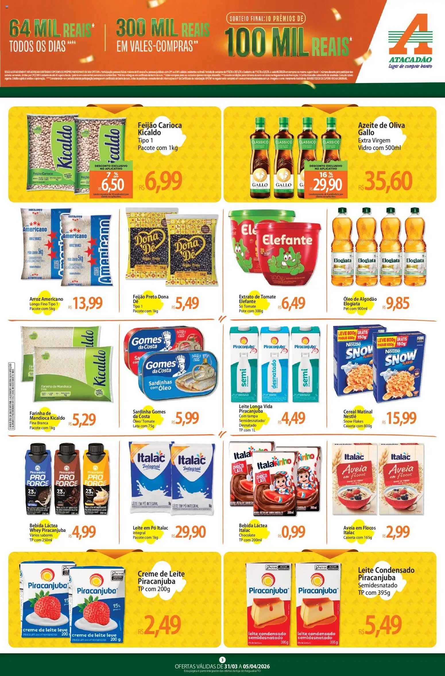 Atacadão folheto a partir de 31/03/2026 Atacadão ofertas - TO (2026-03-31 - 2026-04-05)