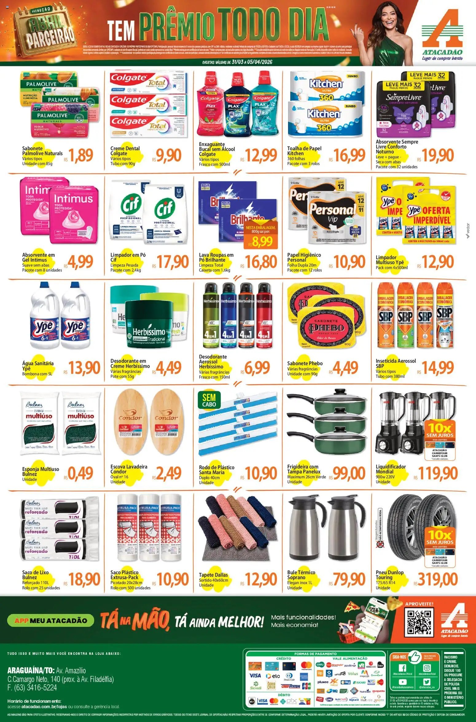 Atacadão folheto a partir de 31/03/2026 Atacadão ofertas - TO (2026-03-31 - 2026-04-05)